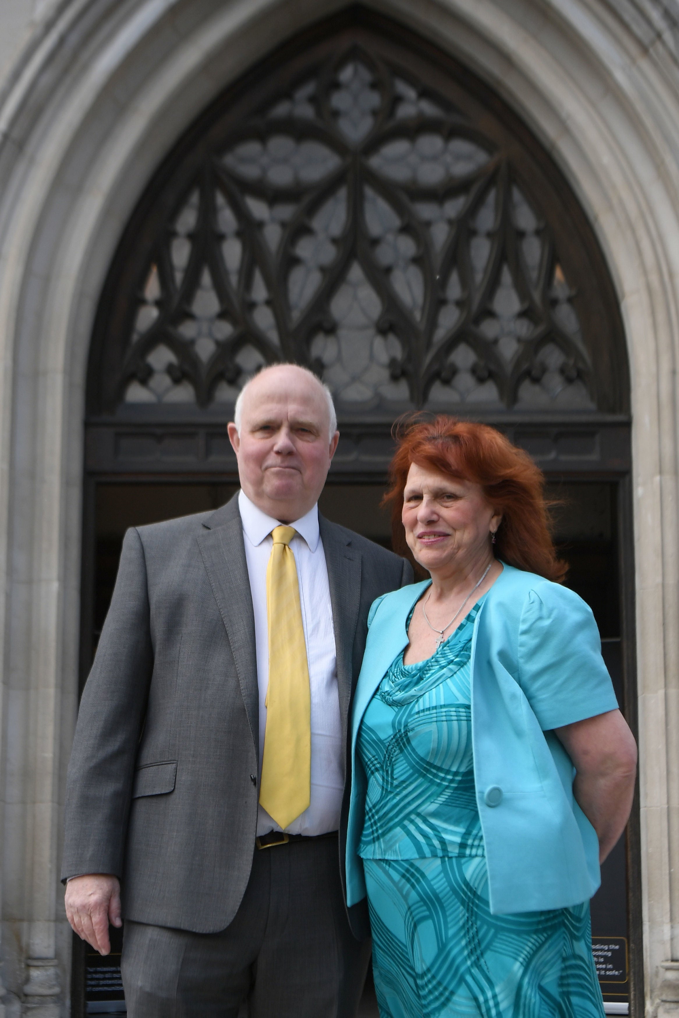 Barry and Margaret Mizen at the 10th anniversary memorial service for Jimmy at St George’s Cathedral, Southwark