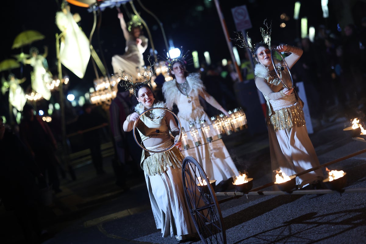 Fiery processions and pagan rituals make up some of the many events celebrating St Brigid