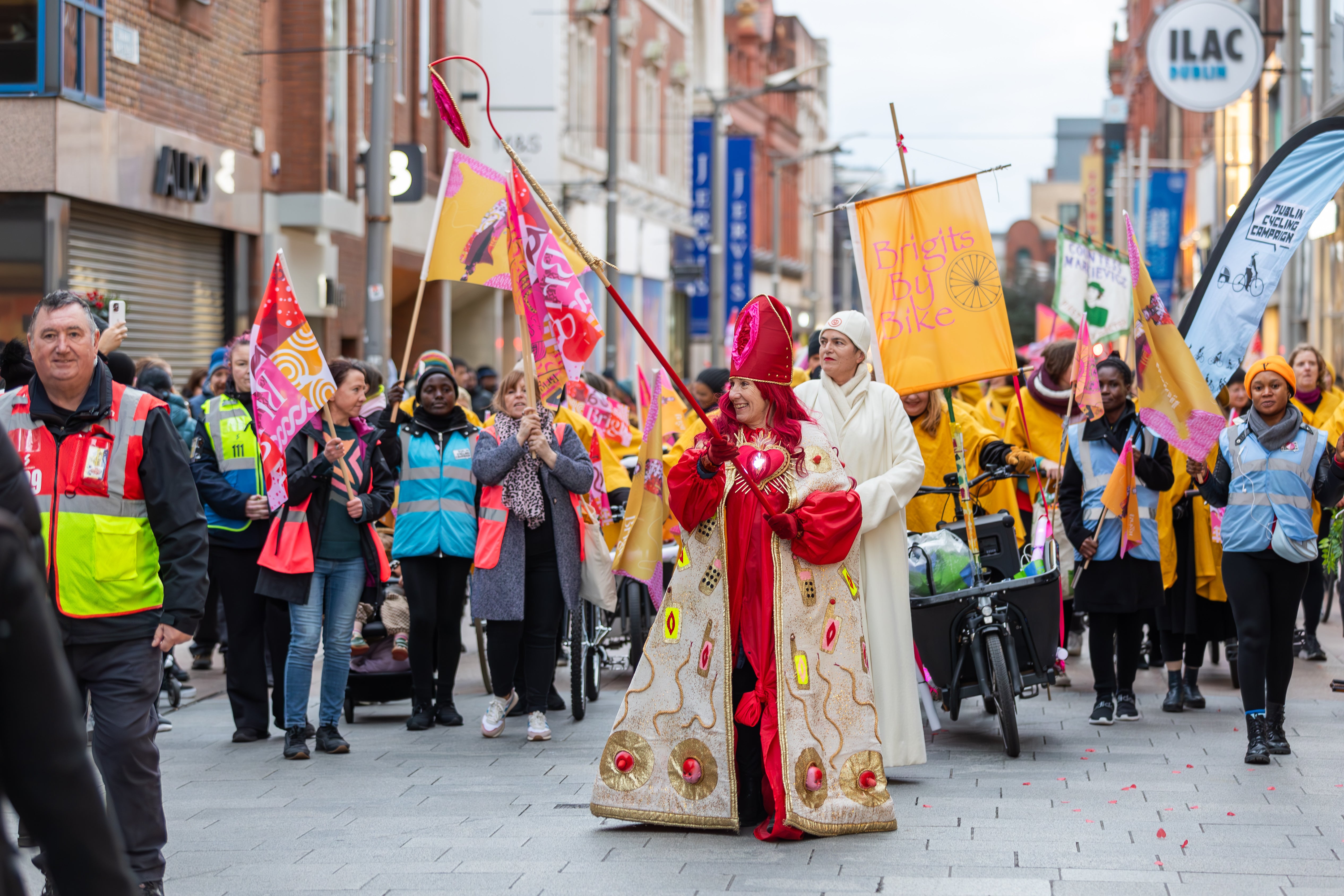 Procession in Dublin on St Brigid’s Day 2024