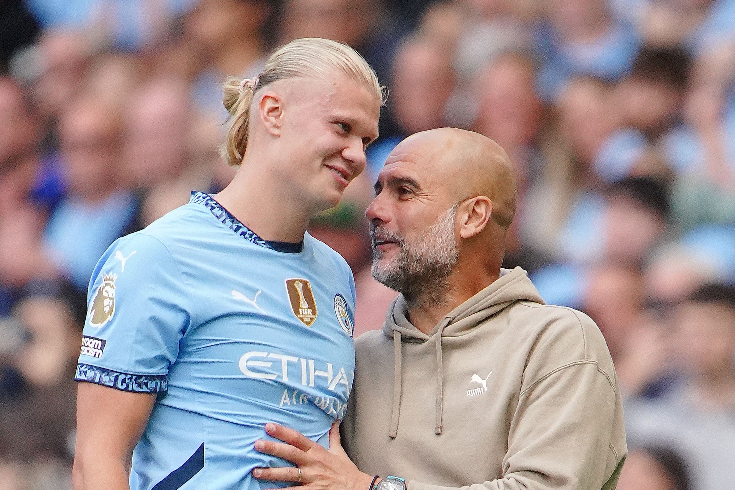 Pep Guardiola admits disbelief at length of new Erling Haaland deal