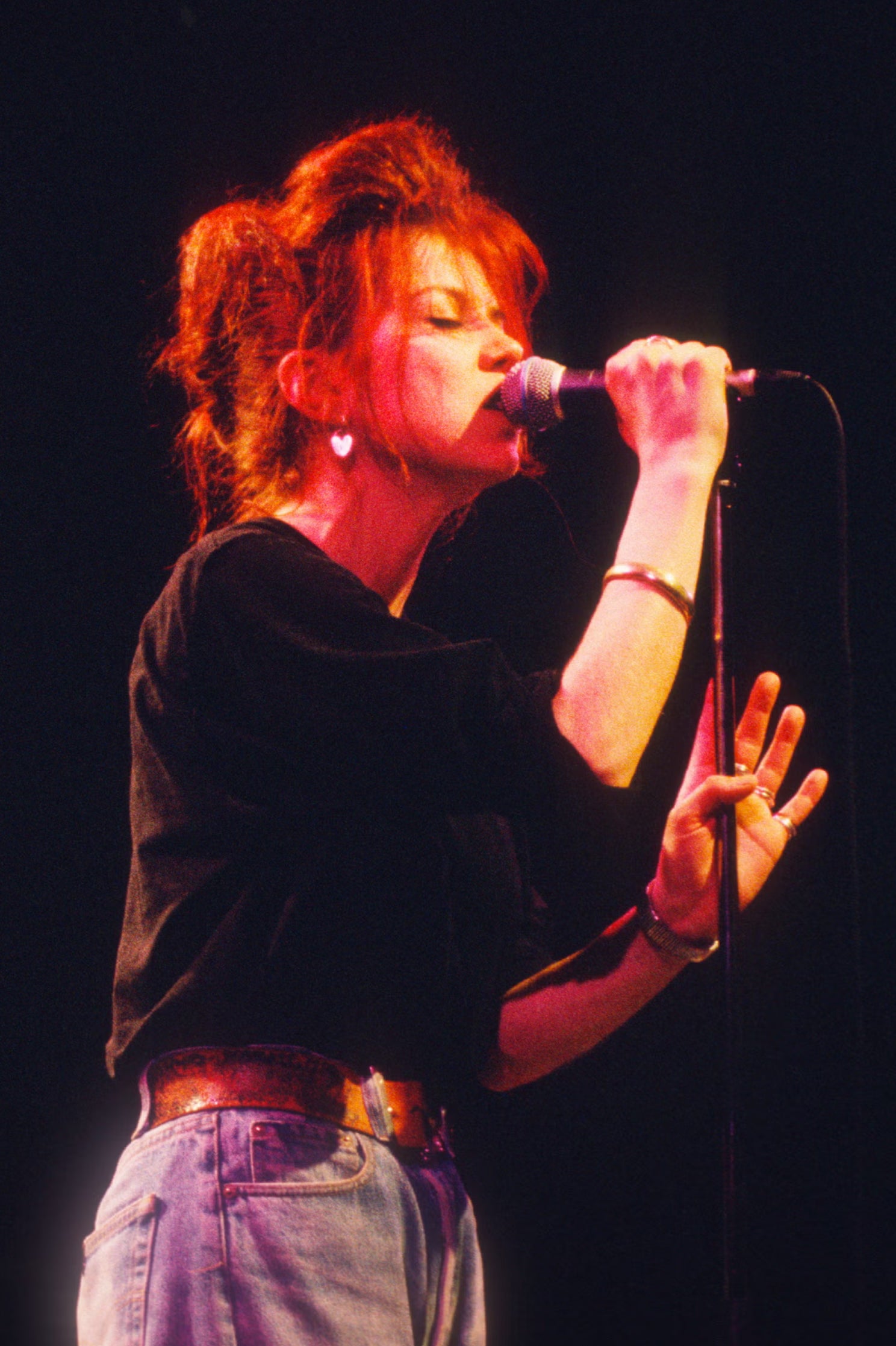 Ethereal: Harriet Wheeler of The Sundays performs in Brussels in 1990
