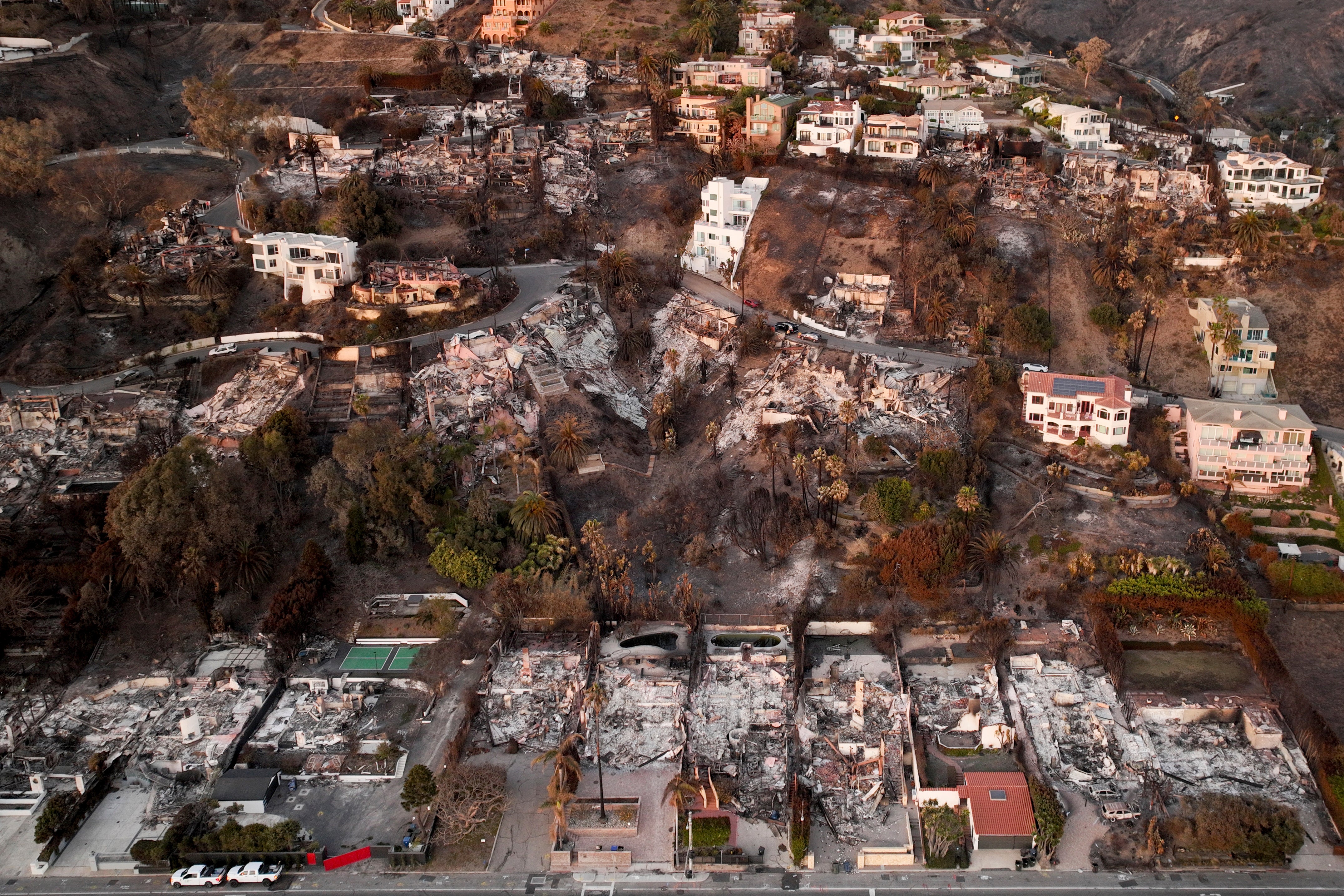 California Wildfires Urban Burns