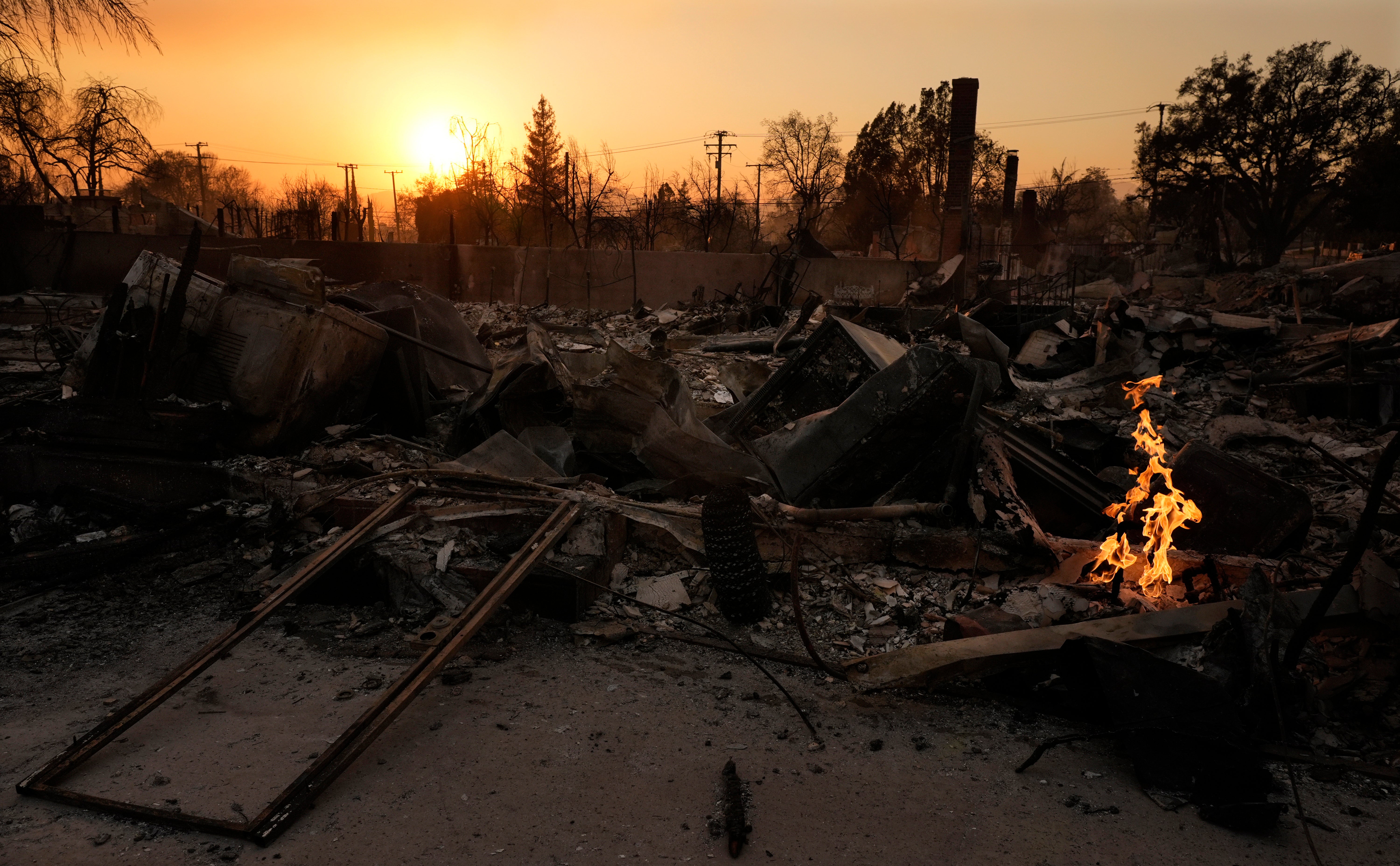 California Wildfires Urban Burns