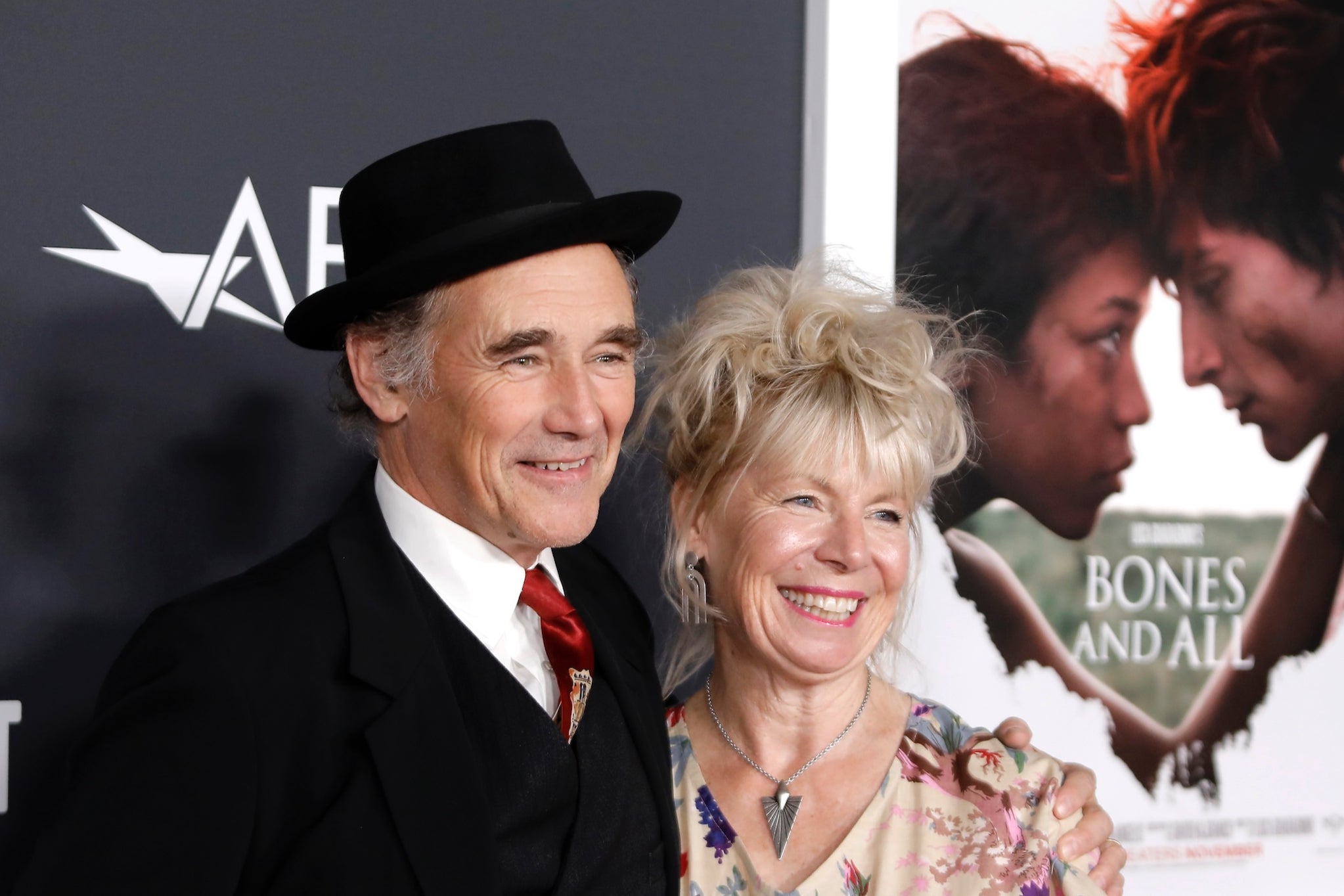 <p>Mark Rylance and Claire van Kampen in 2022</p>