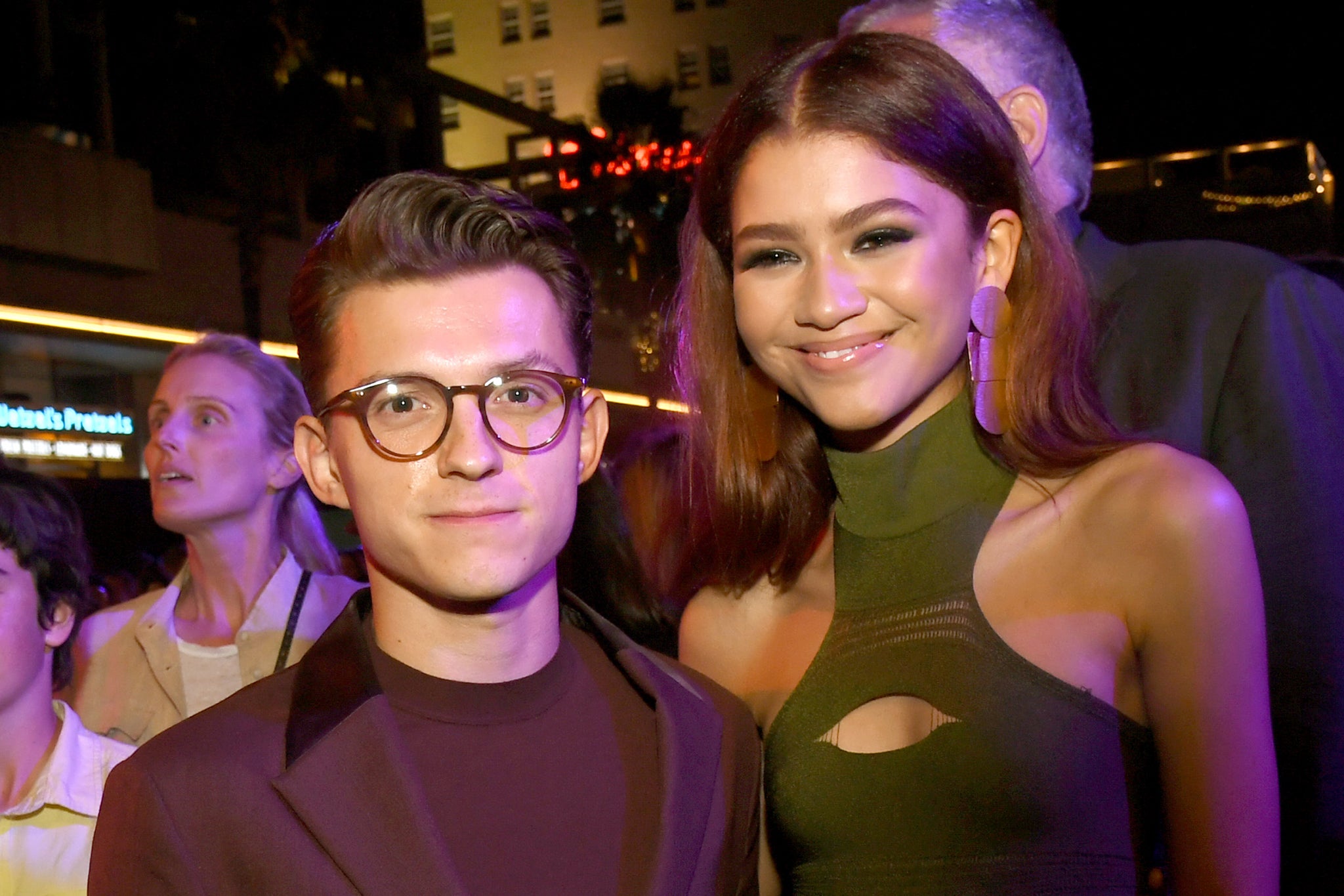 ‘Short king’ Tom Holland with his fiancée Zendaya