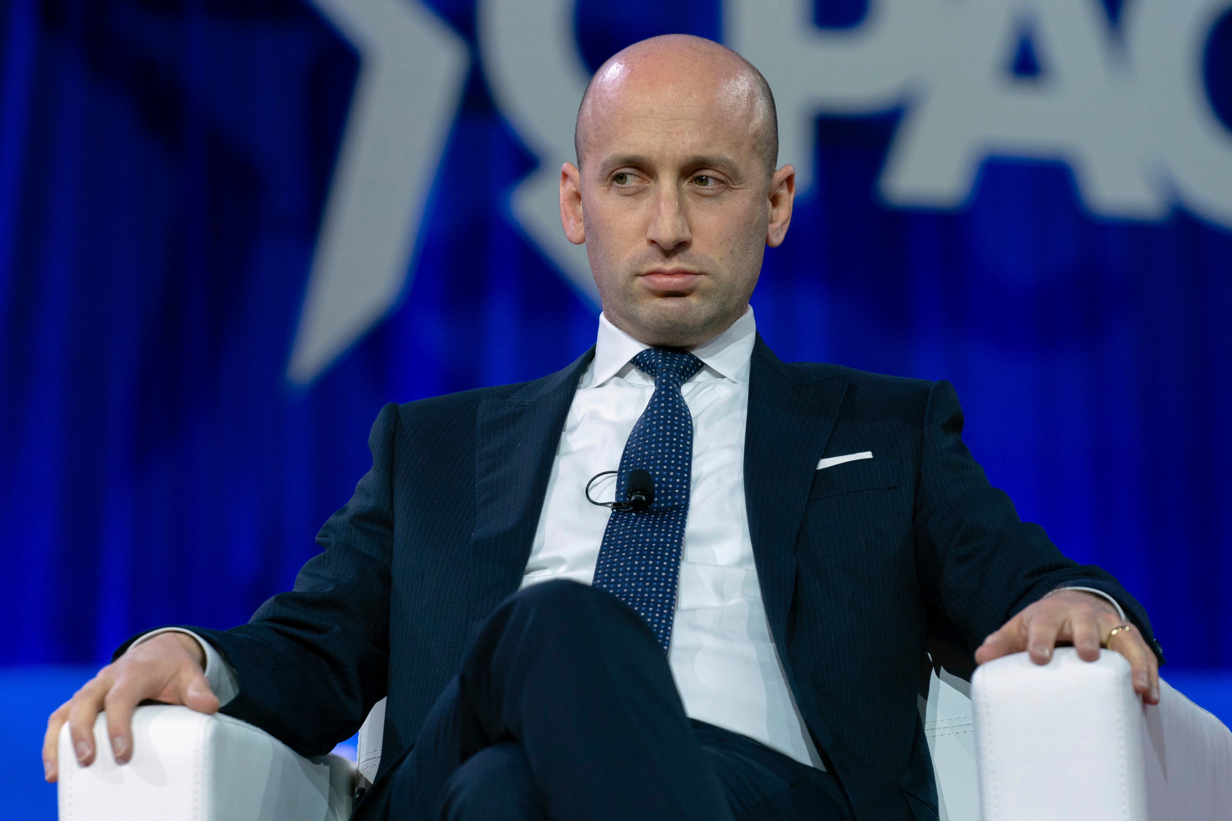 White House Deputy Chief of Staff of policy Stephen Miller said the Associated Press’s spot in the White House briefing room may be replaced by another media organization