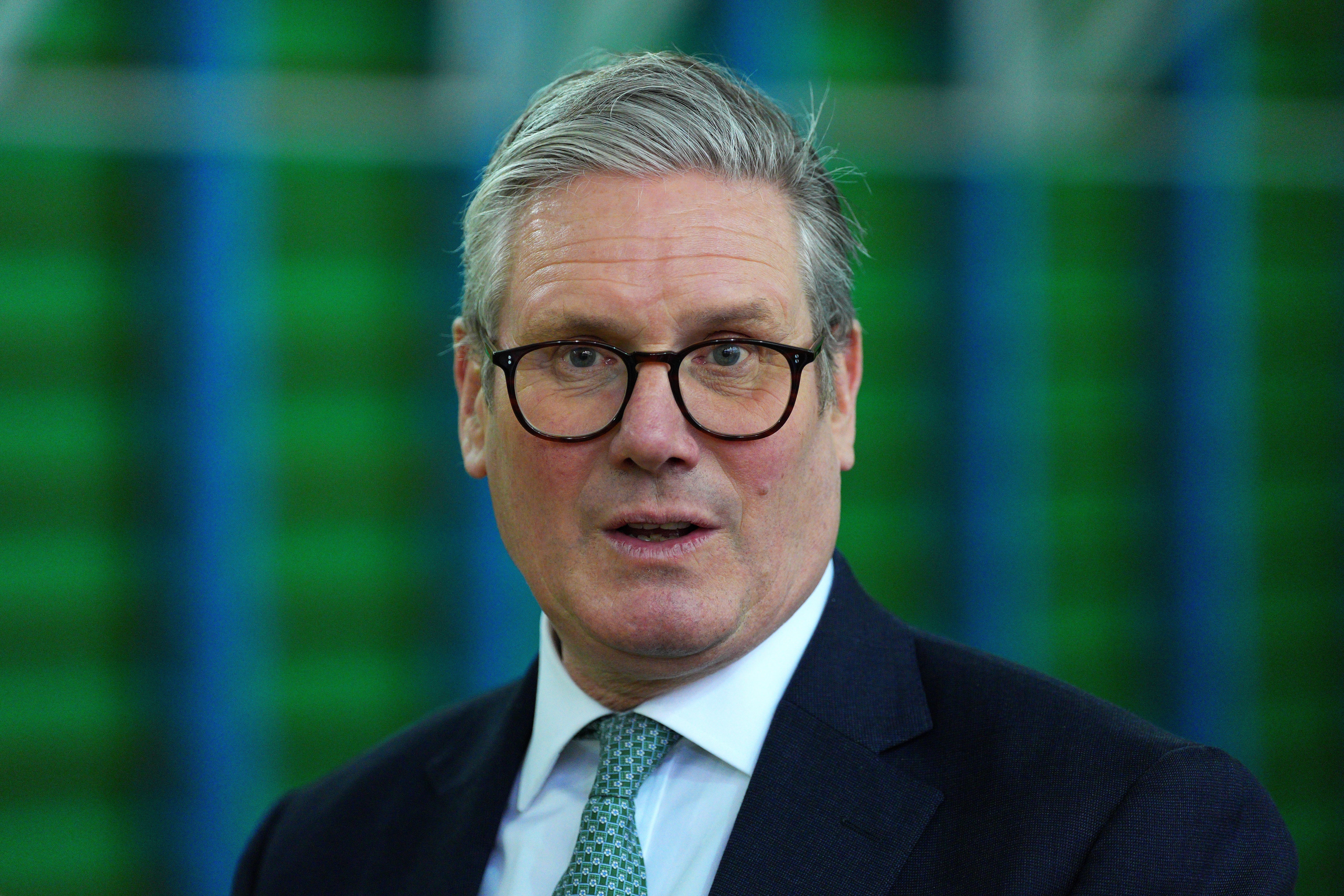 Sir Keir Starmer and Mr Trump met in New York in September at Trump Tower, ahead of the US election (Carl Court/PA)