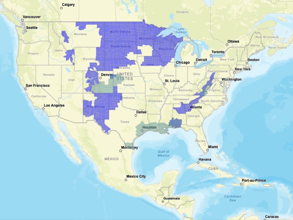 An extremely dangerous cold snap is expected to affect millions of people across the United States with brisk winds, and dangerously cold wind chill values expected to dip as low as s 30 to 55 degrees below zero, says the NOAA