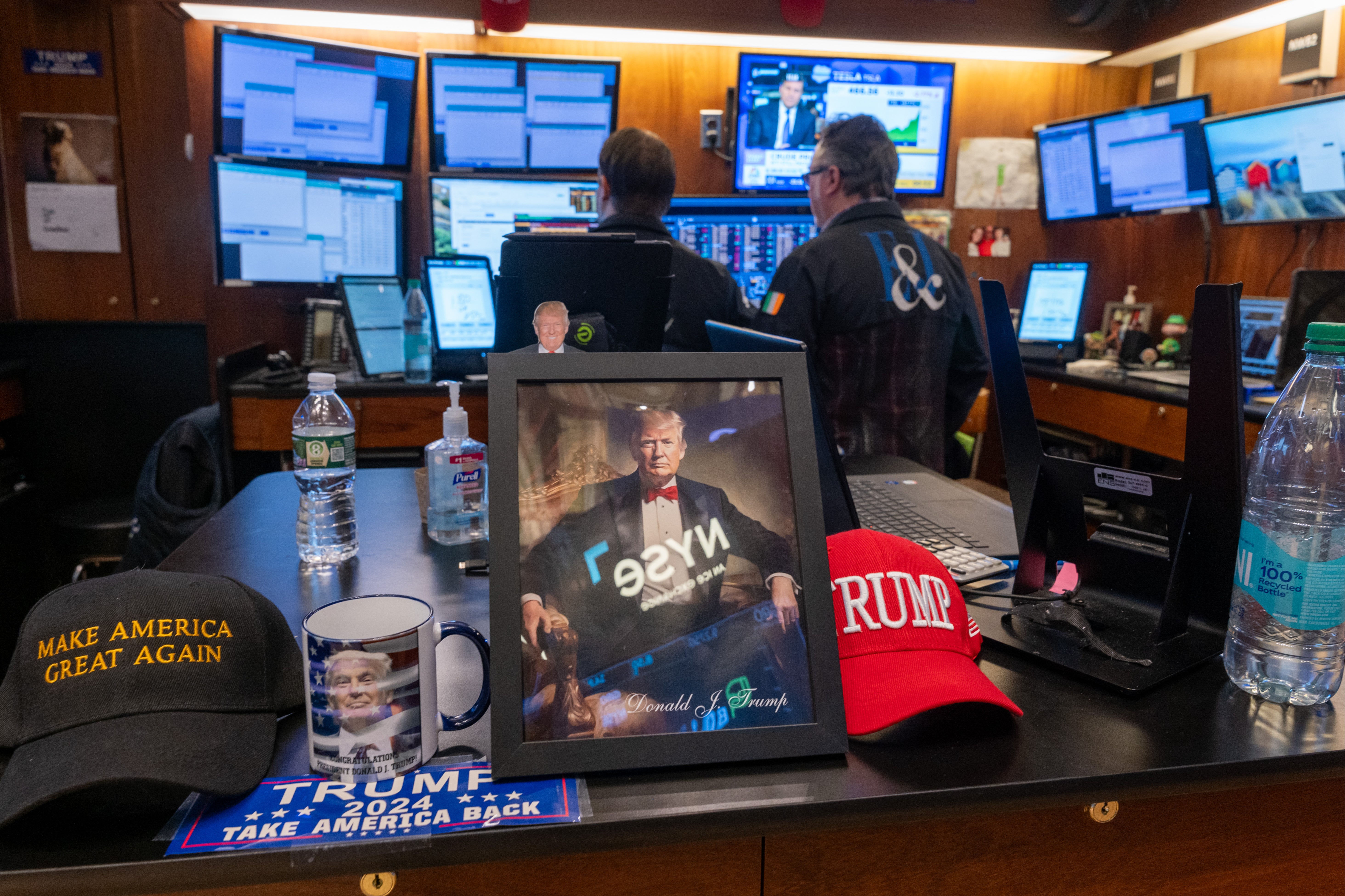 Stock futures were up on Monday in anticipation of Donald Trump being sworn in as the 47th President of the United States