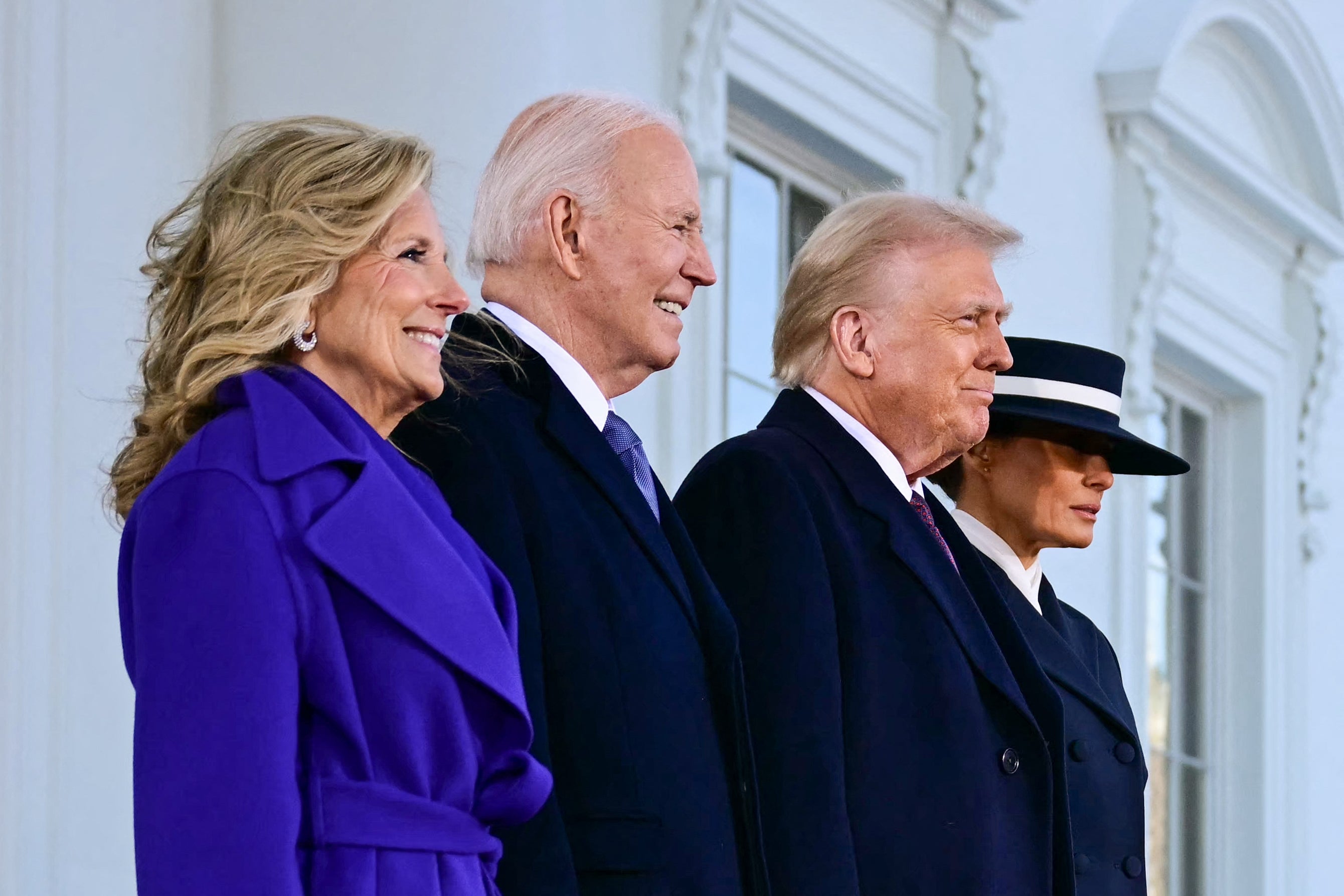 Trump inauguration 2025 live: Biden welcomes Trump ‘home’ as president-elect arrives at White House for tea