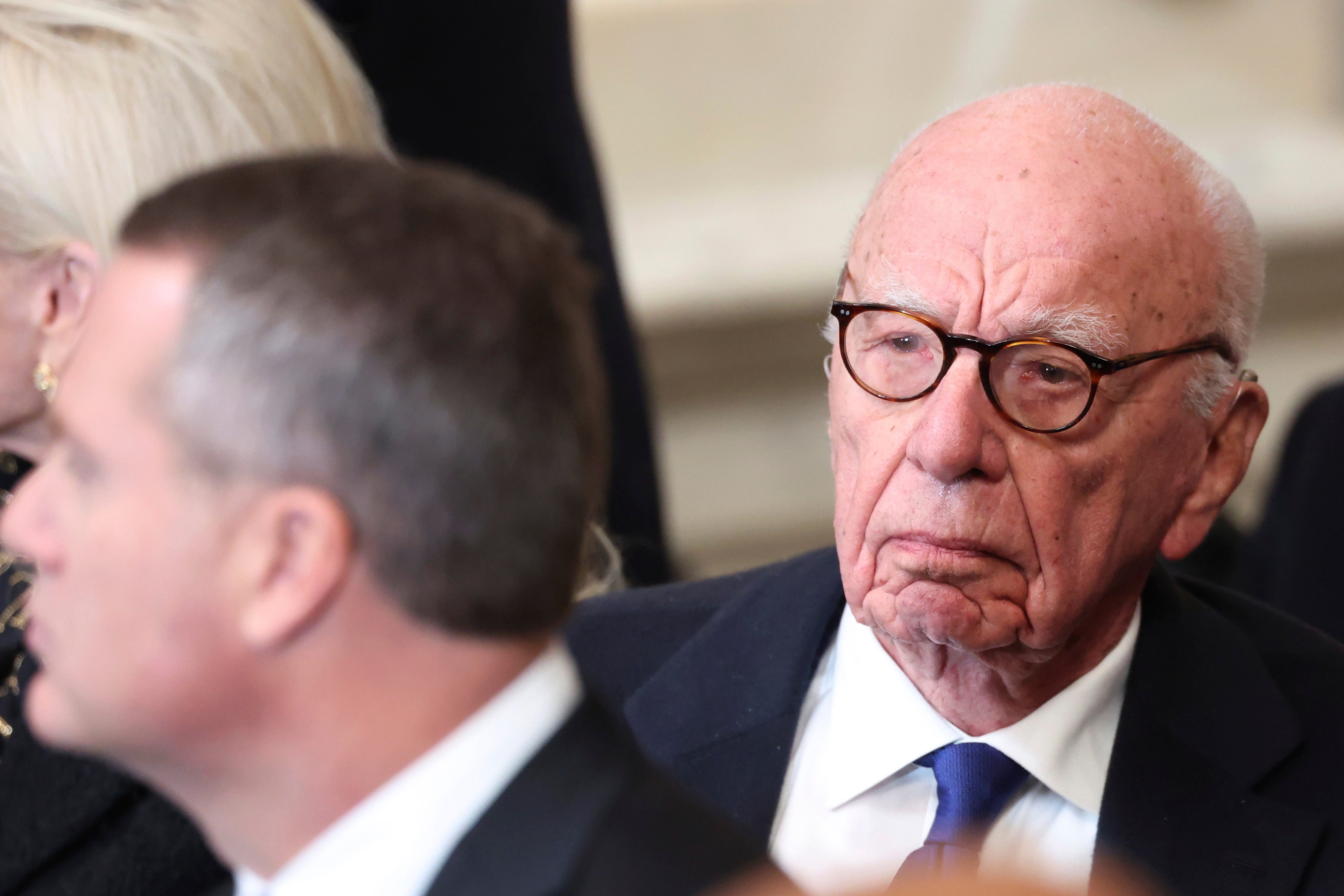 The Australian-born American media mogul, 93, who owns one of Trump’s most vocal promoters – the Fox News network – was pictured among the guests