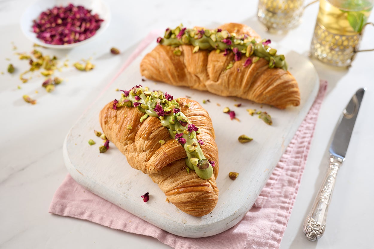 Golden, flaky, and filled with creamy pistachio goodness – this croissant is proof that indulgence and simplicity can go hand in hand