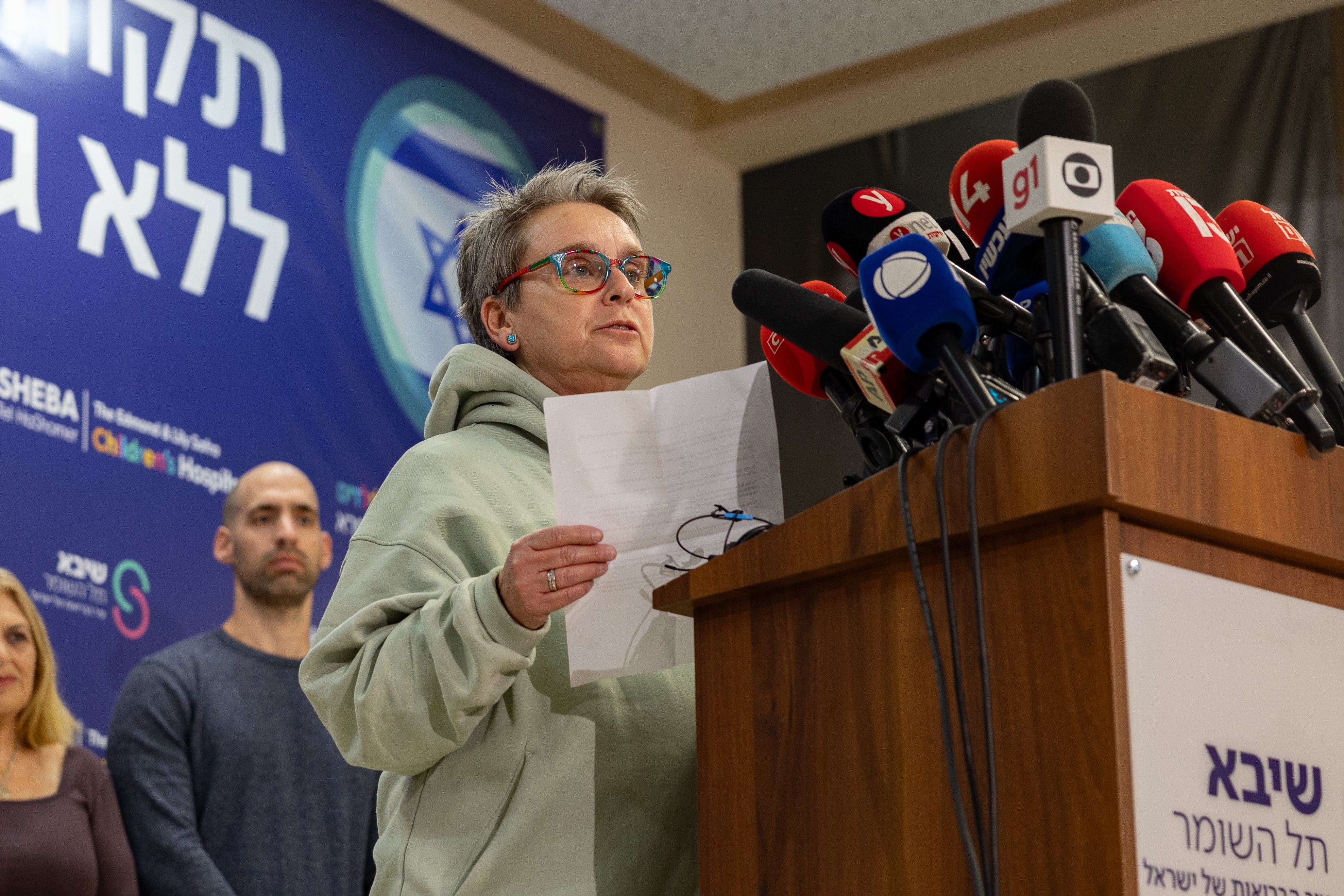 Mandy Damari and the relatives of three other hostages make first public statements since their release on Sunday