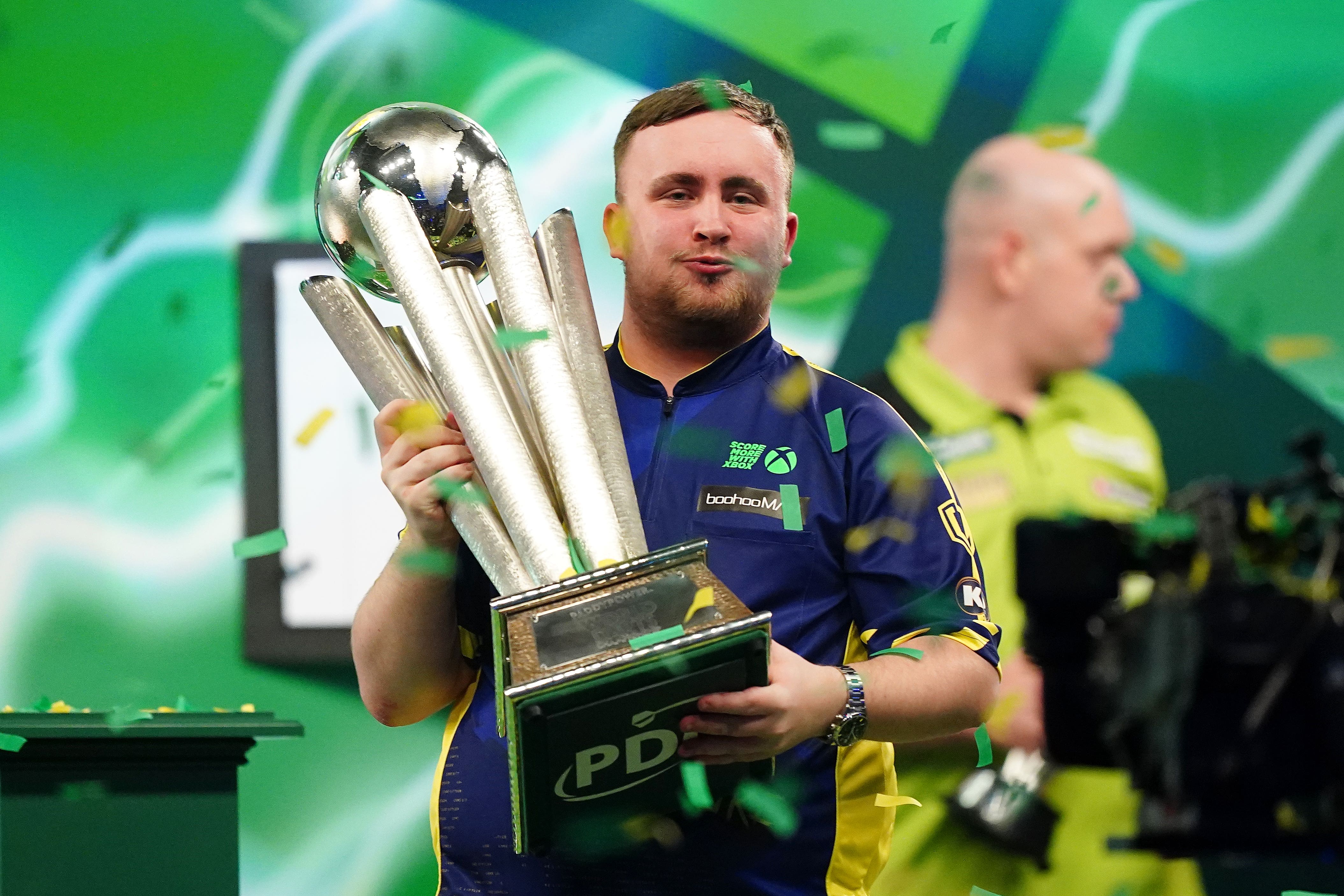 Luke Littler won the world title at Alexandra Palace earlier this month (Zac Goodwin/PA)