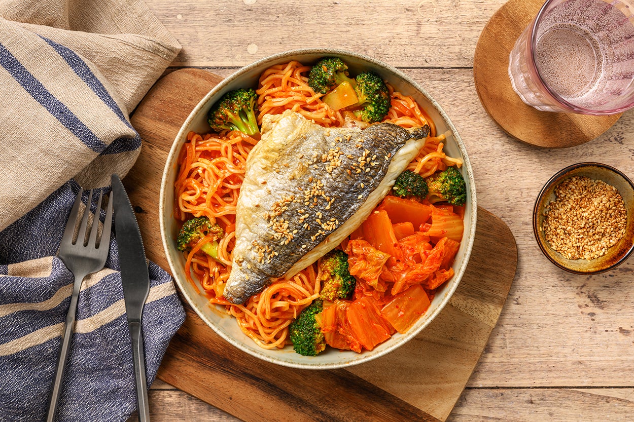 Fiery, tangy, and packed with flavour – this sea bream dish is proof that healthy eating can bring the heat