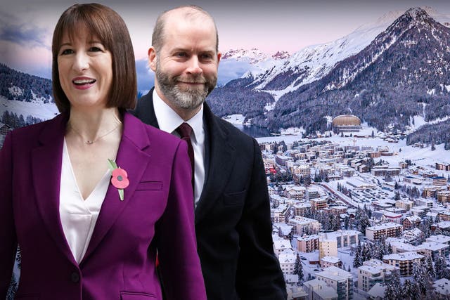 <p>Rachel Reeves and Jonathan Reynolds will be attending Davos this week </p>