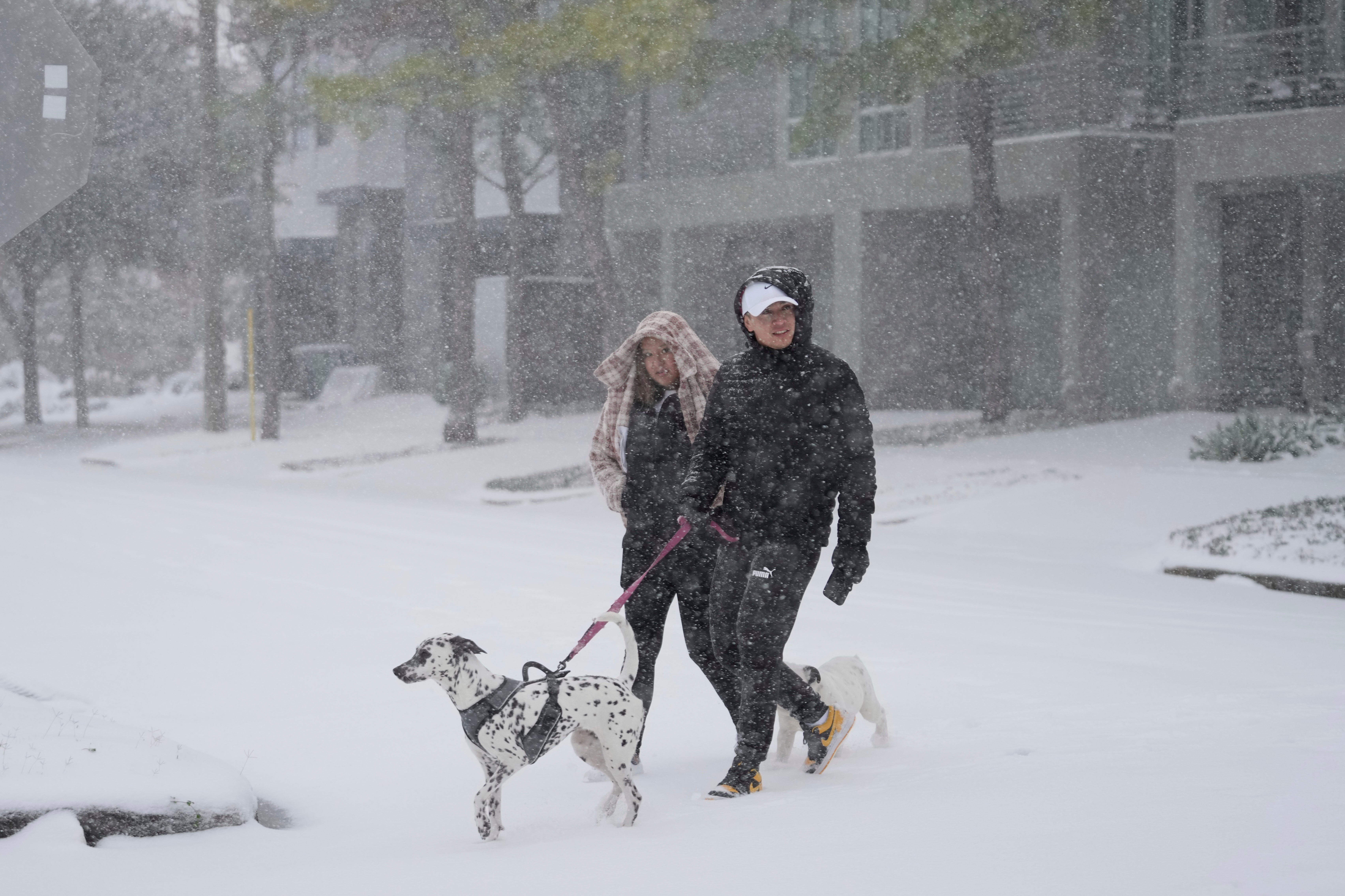 Winter storm live updates Flights canceled in Houston as historic