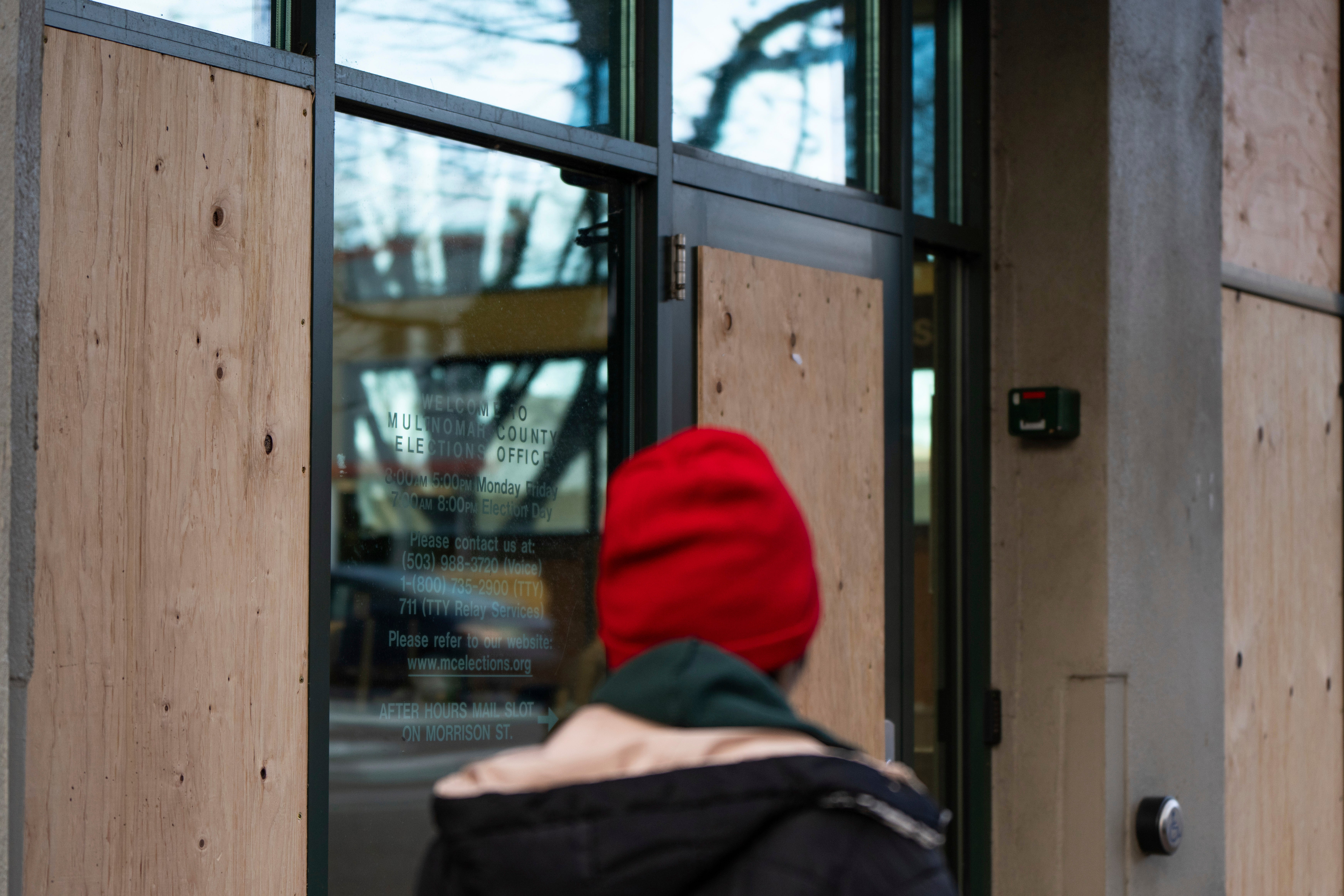 Elections Office Vandalism Oregon