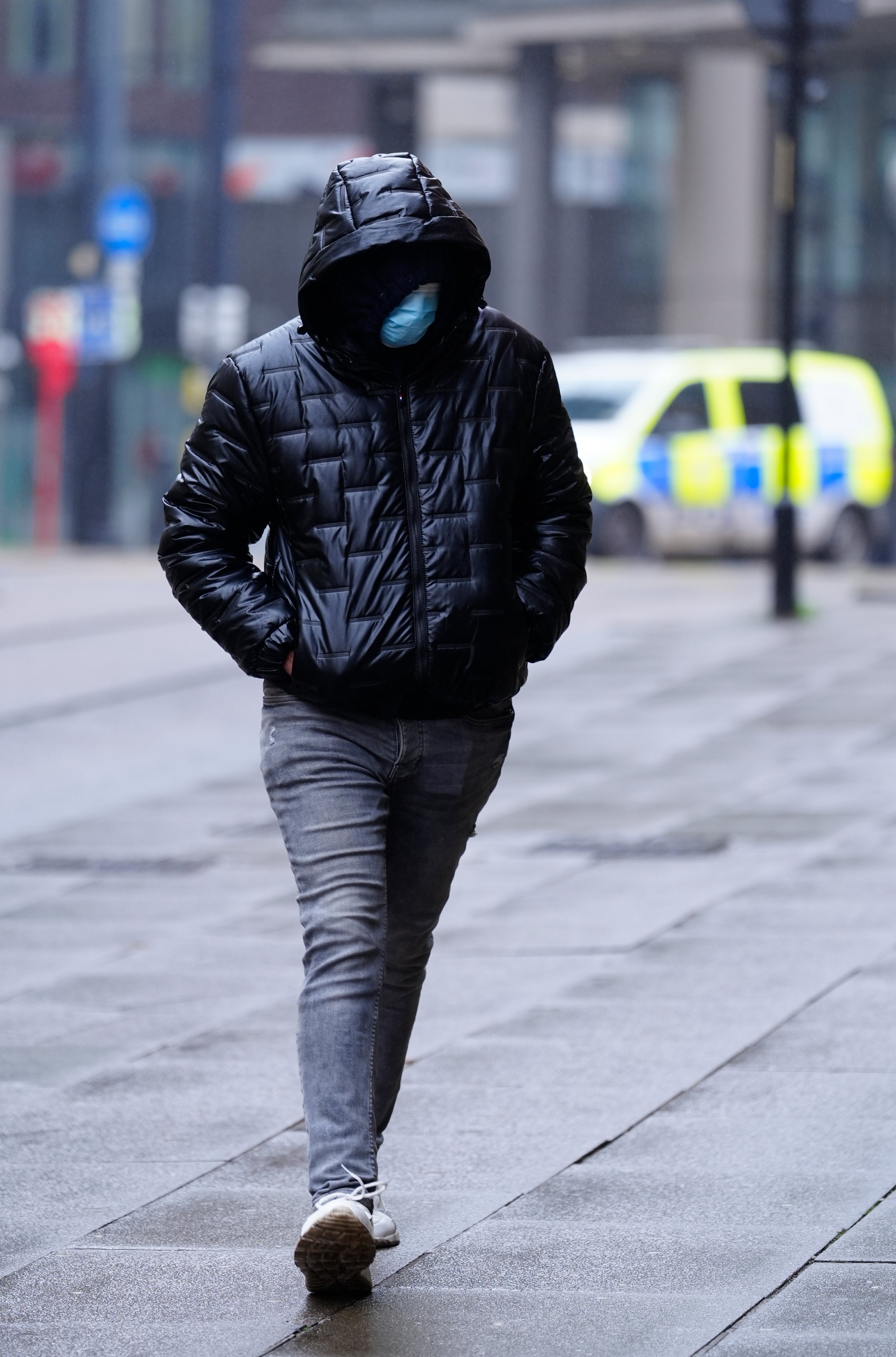 Roheez Khan, 39 and from Rochdale, arriving at court after being charged with child sexual offences