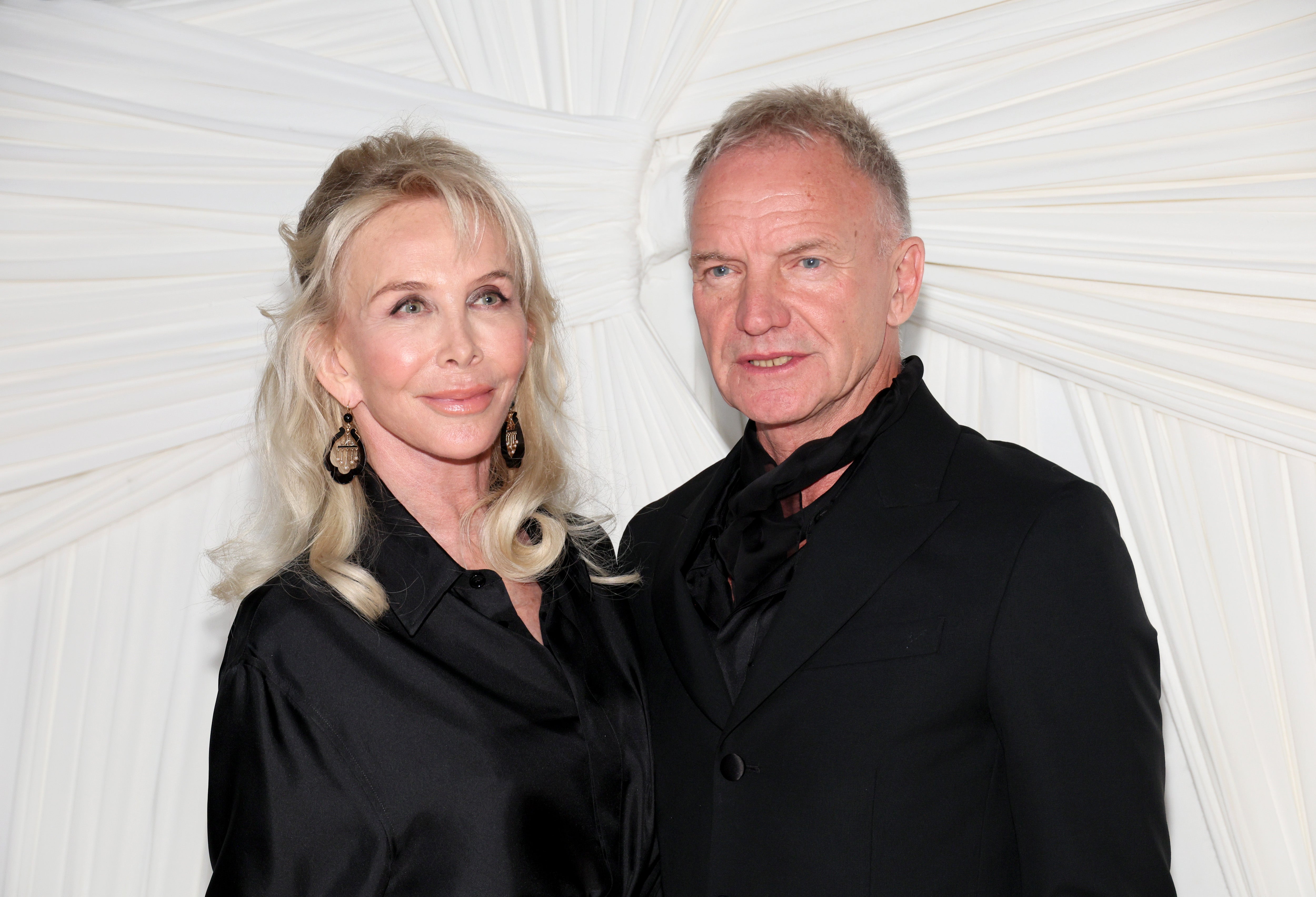 Sting and his wife Trudie Styler pictured in September 2024