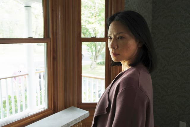 <p>Behind Liu: a ghost haunts Rebekah and her family in Steven Soderbergh’s ‘Presence’</p>