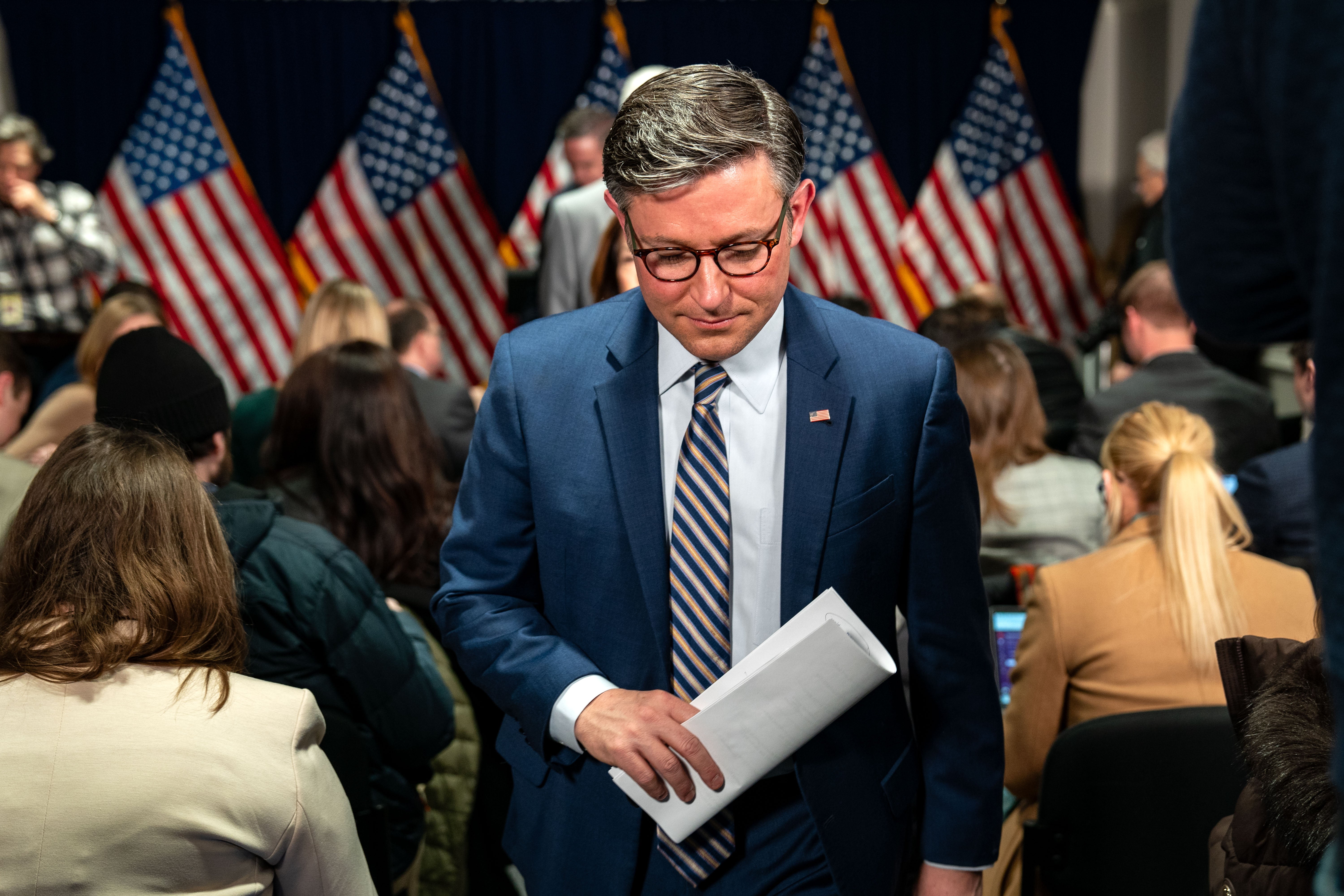 Speaker Mike Johnson is battling his own party as rivals release dueling proposals for the party’s budget reconciliation strategy.