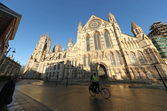 York Minster in North Yorkshire (Danny Lawson/PA)