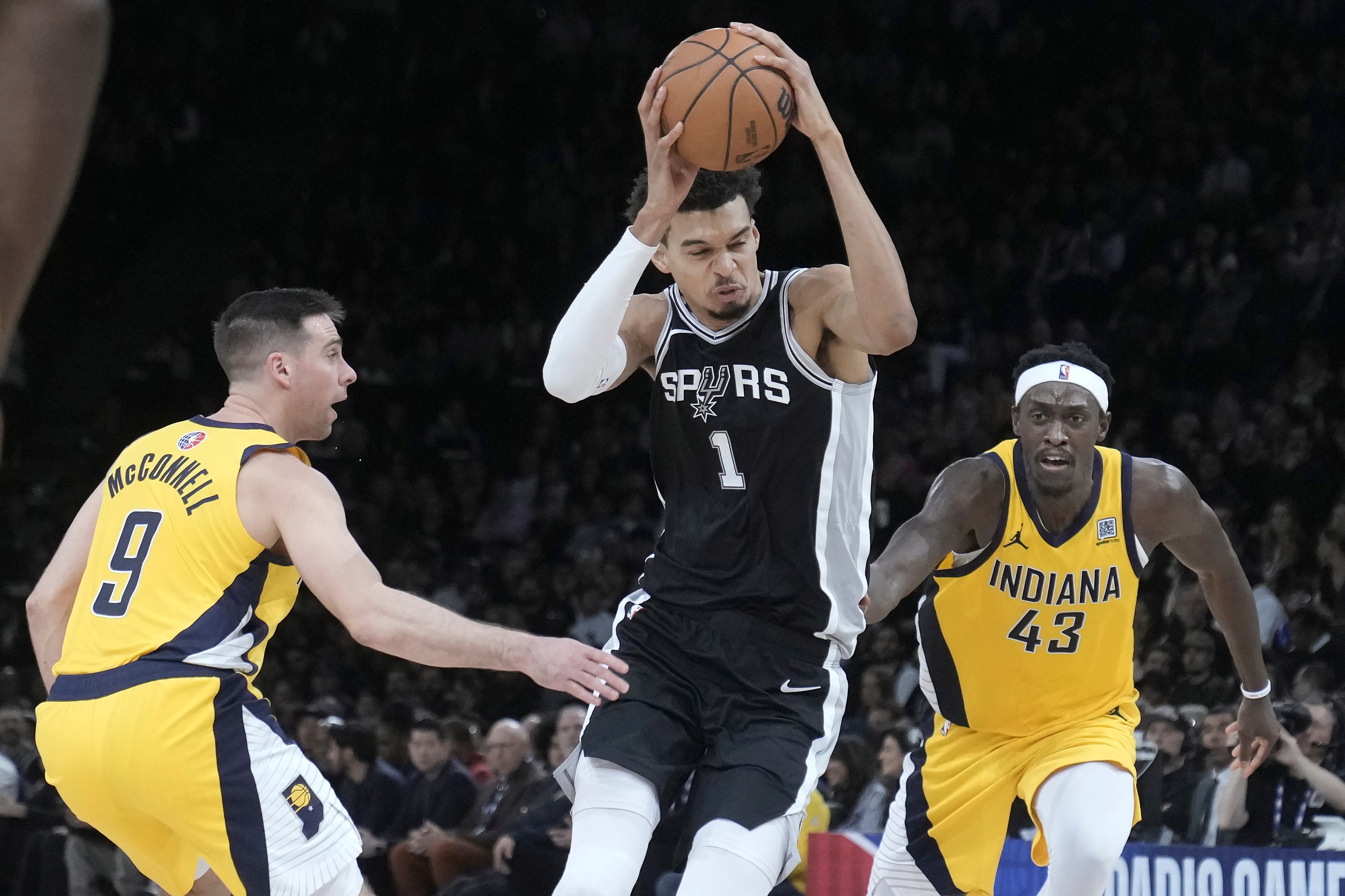 France Spurs Pacers Basketball