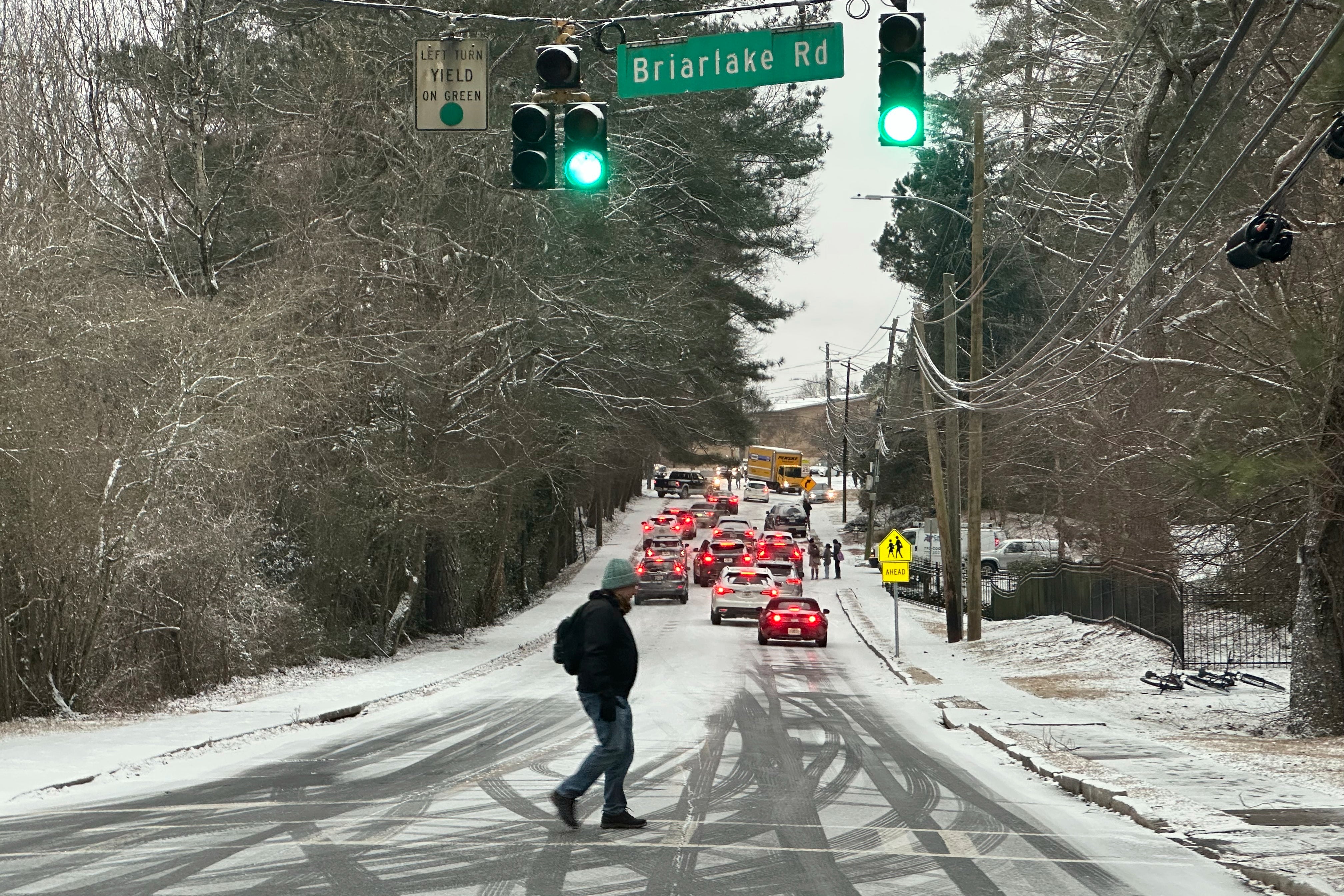 Snow totals reached three inches this week in Savannah, Georgia, an unprecedented amount