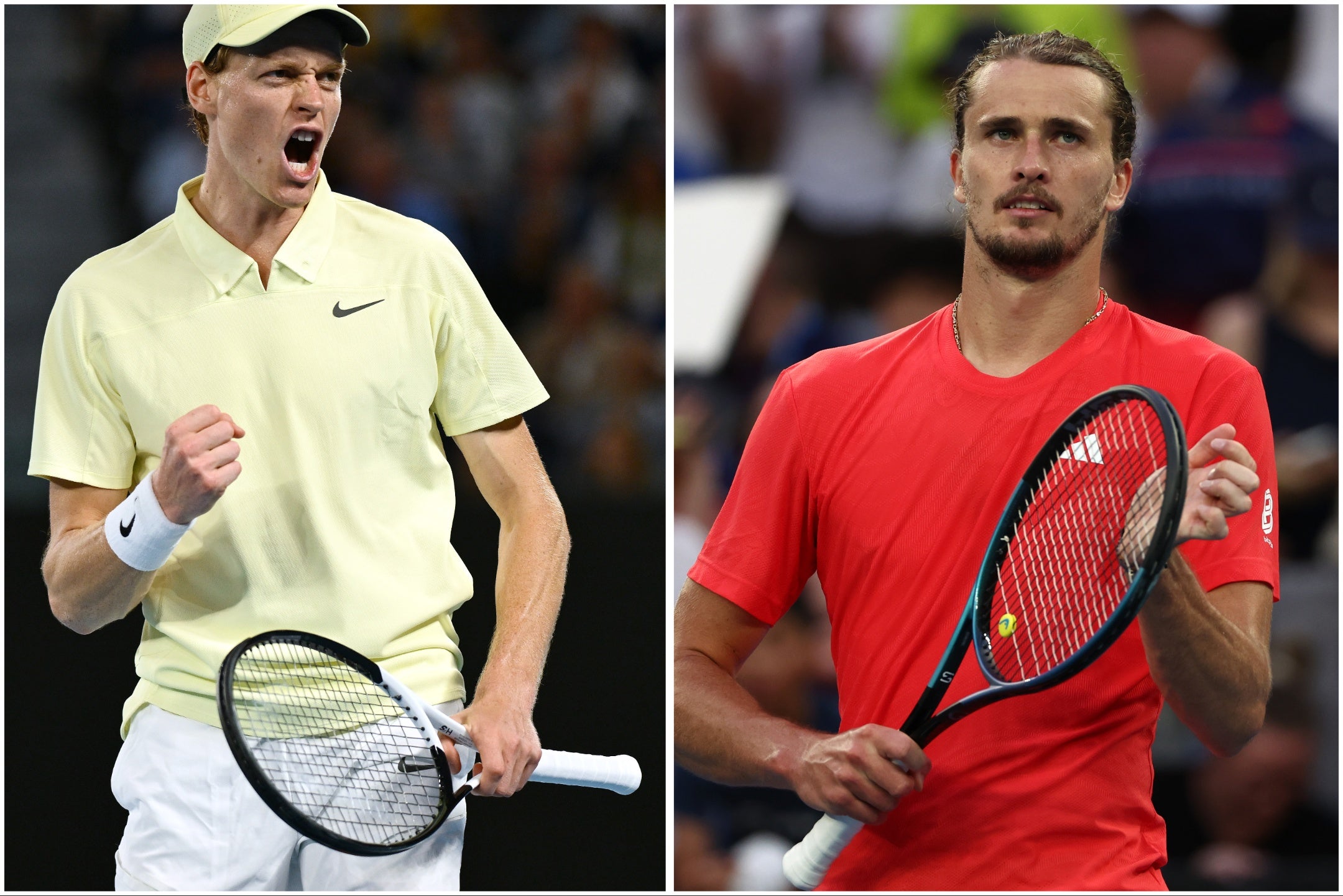 Jannik Sinner v Alexander Zverev start time and how to watch Australian Open final