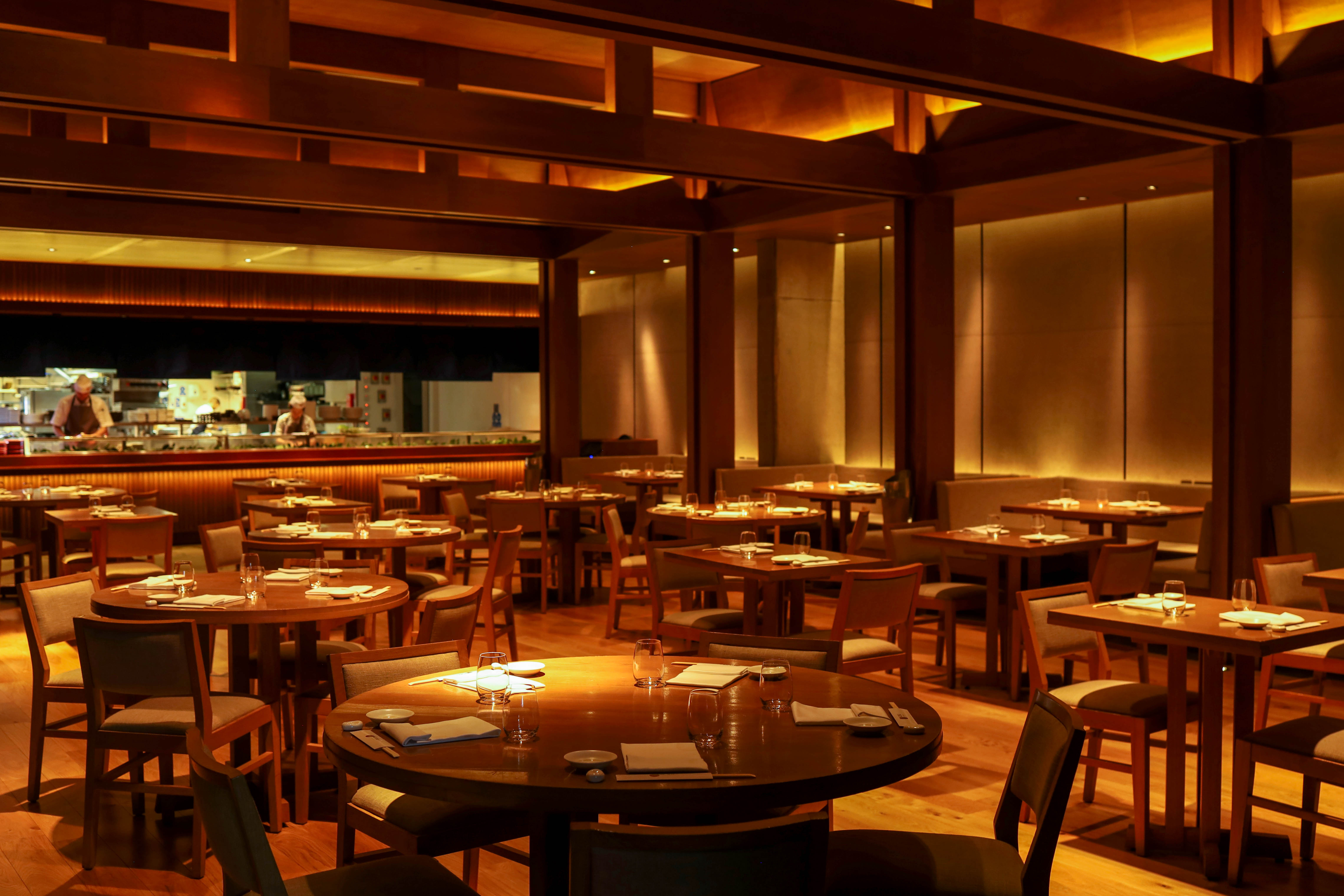 Order omakase in the Nobu restaurant