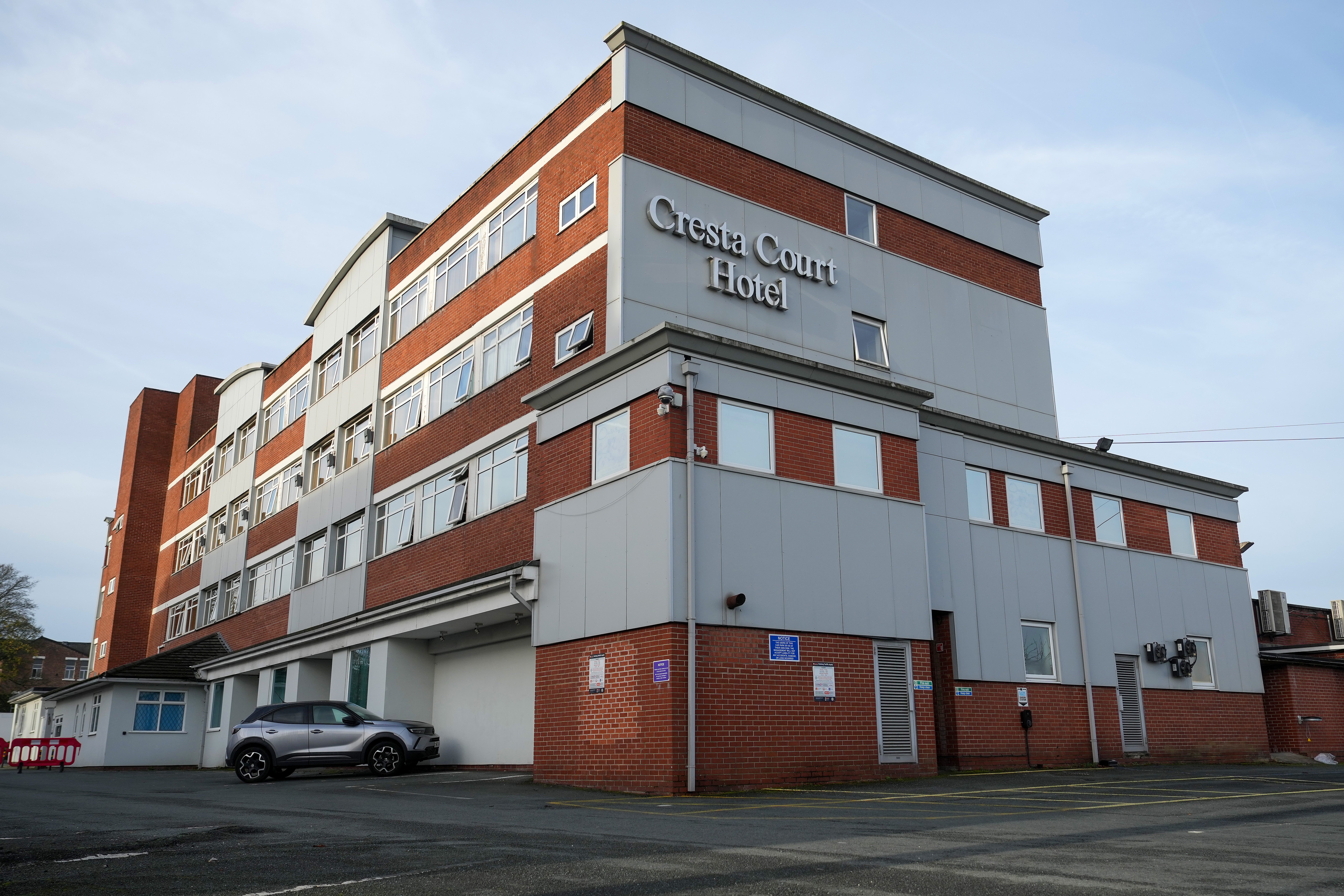 The Cresta Court Hotel, Altrincham, where asylum seekers are currently housed