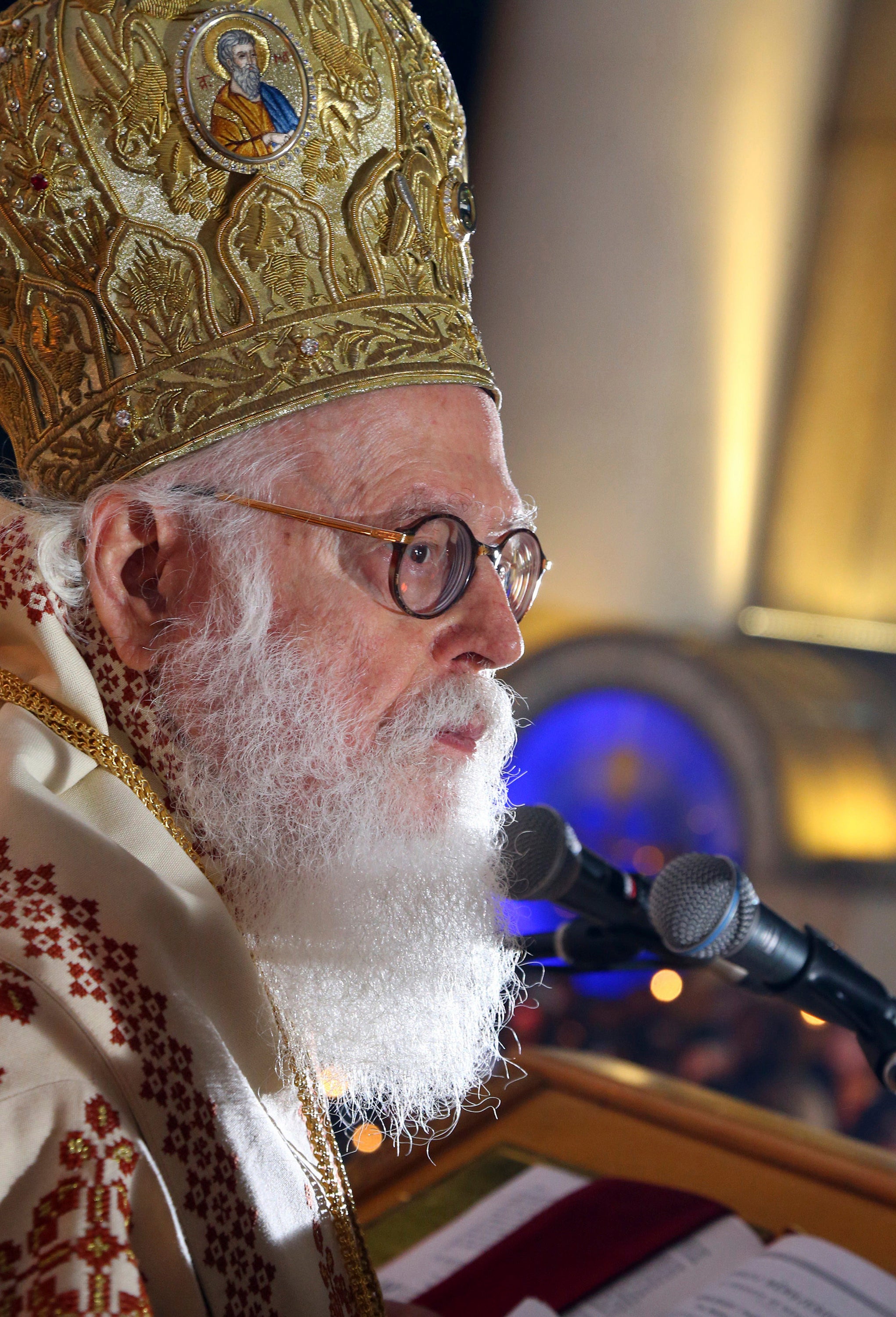 Albania Obit Archbishop Anastasios