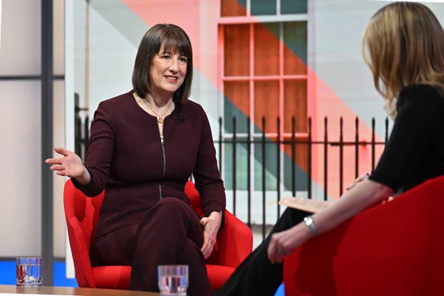 Rachel Reeves told Laura Kuenssberg social media companies should remove violent material immediately (Jeff Overs/BBC/PA)