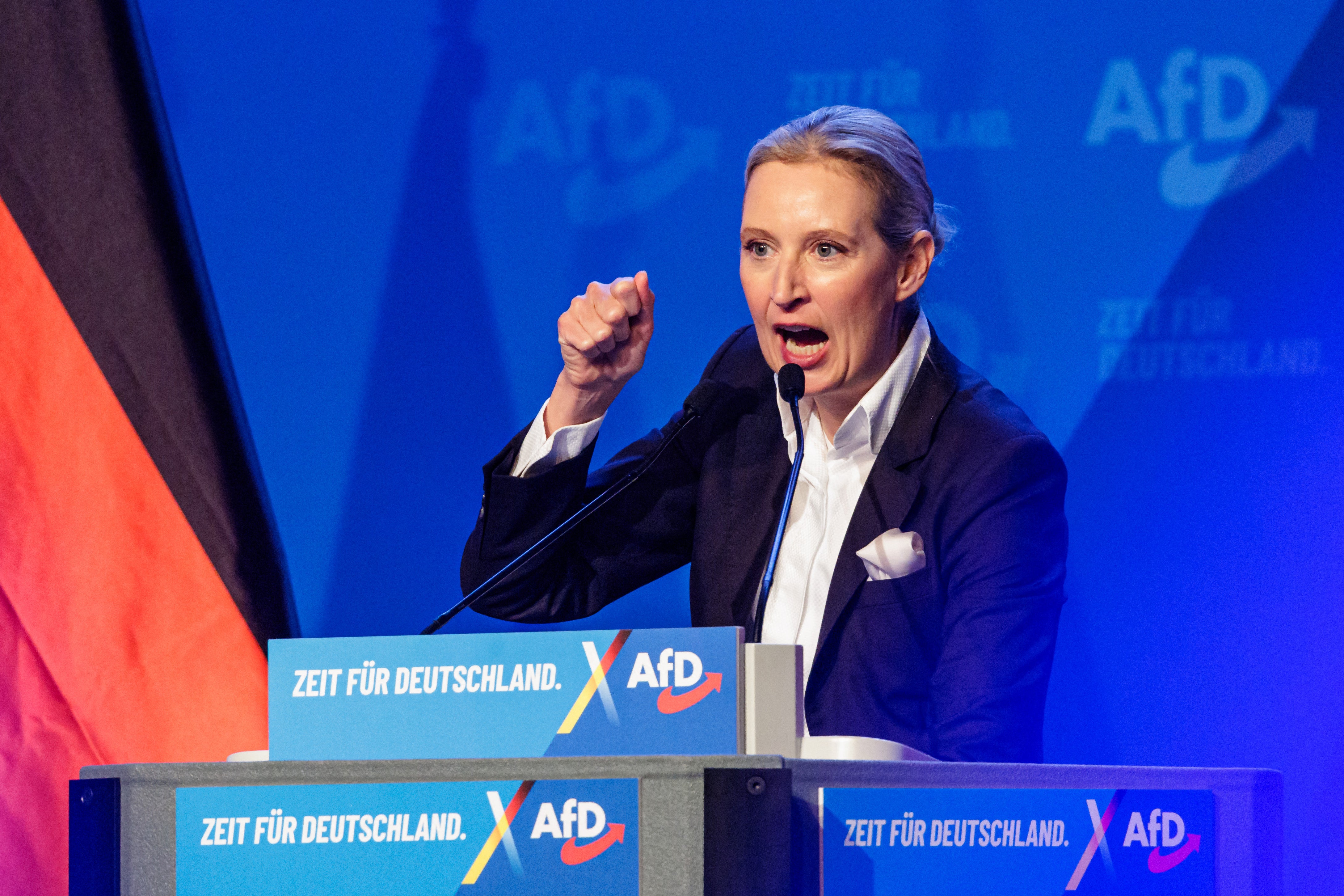 Far-right AfD leader Alice Weidel