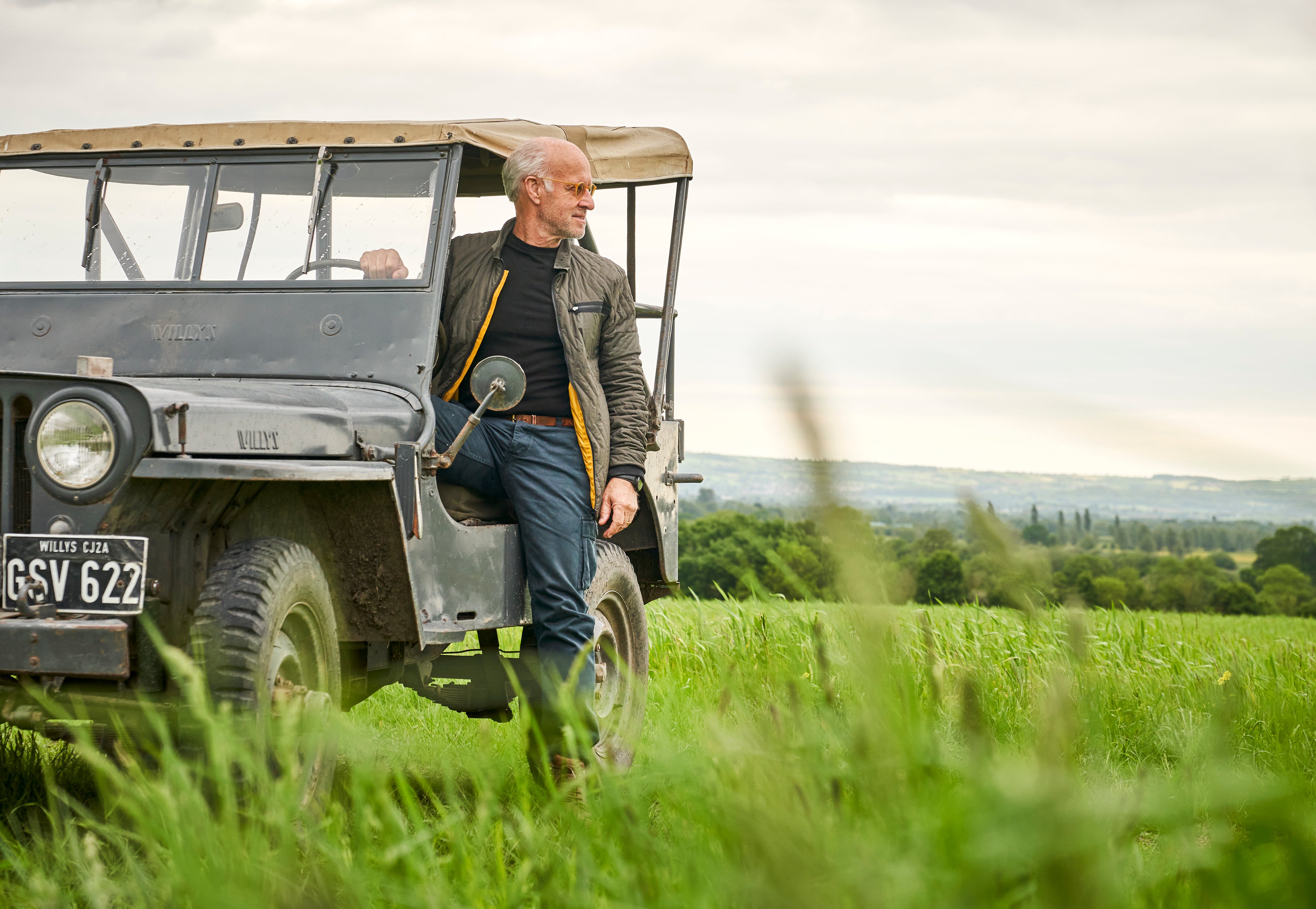 Roger Saul, co-founder of Mulberry, now an organic farmer