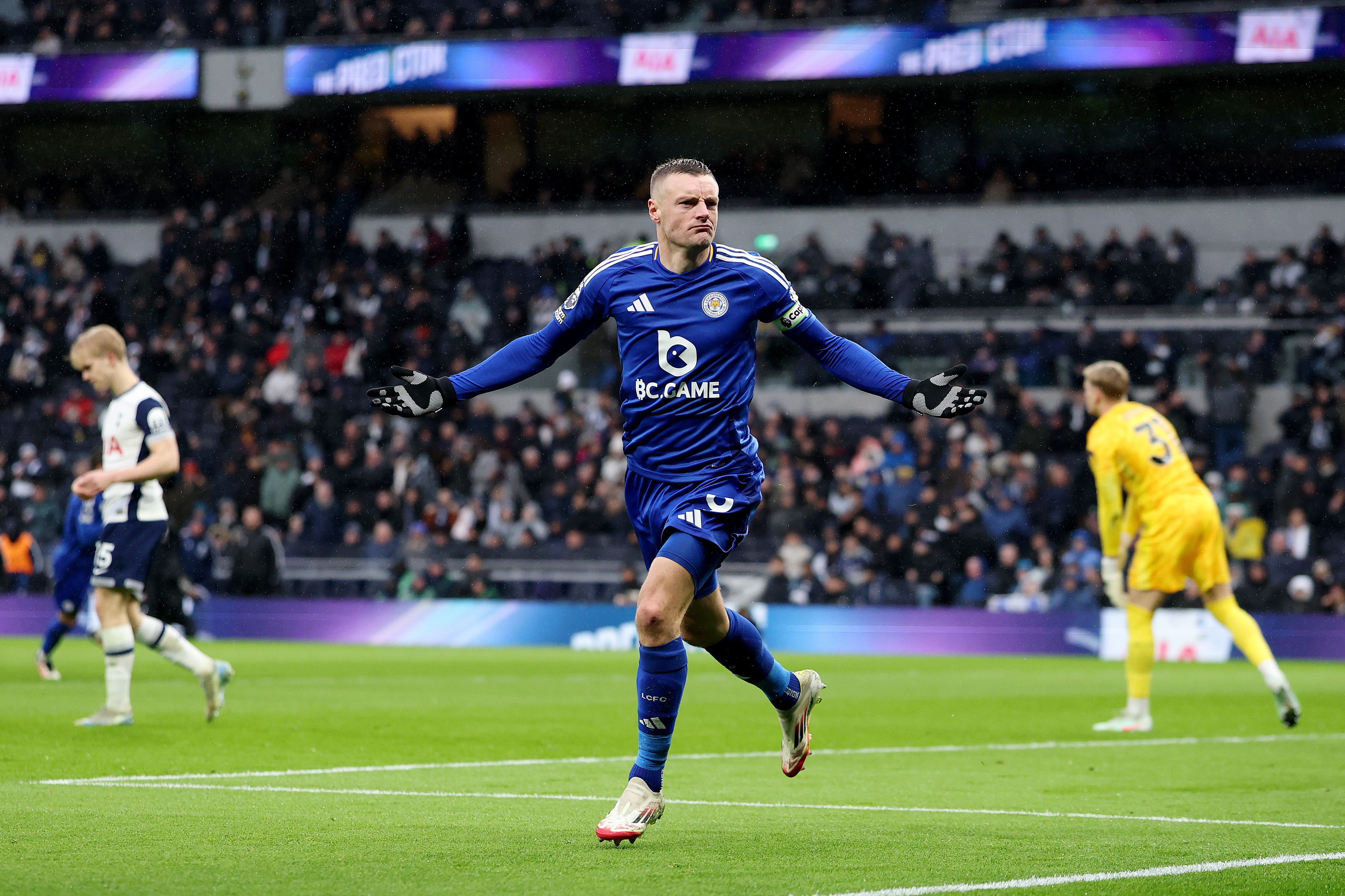 Vardy was a prolific goalscorer for Leicester
