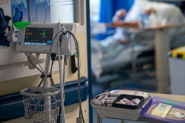 Medical equipment on an NHS hospital ward (Jeff Moore/PA)