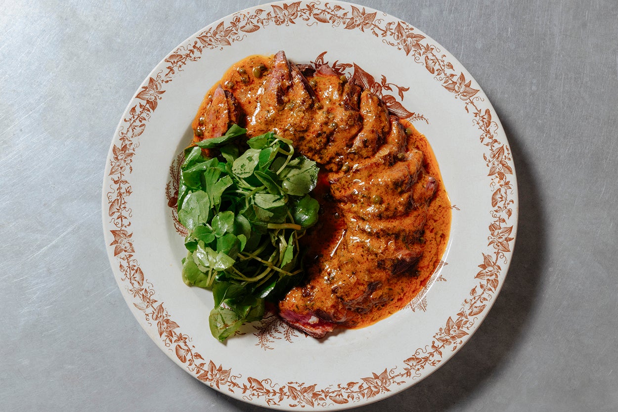 Onglet: the cut butchers keep for themselves, made unforgettable with a buttery kick of spice and herbs