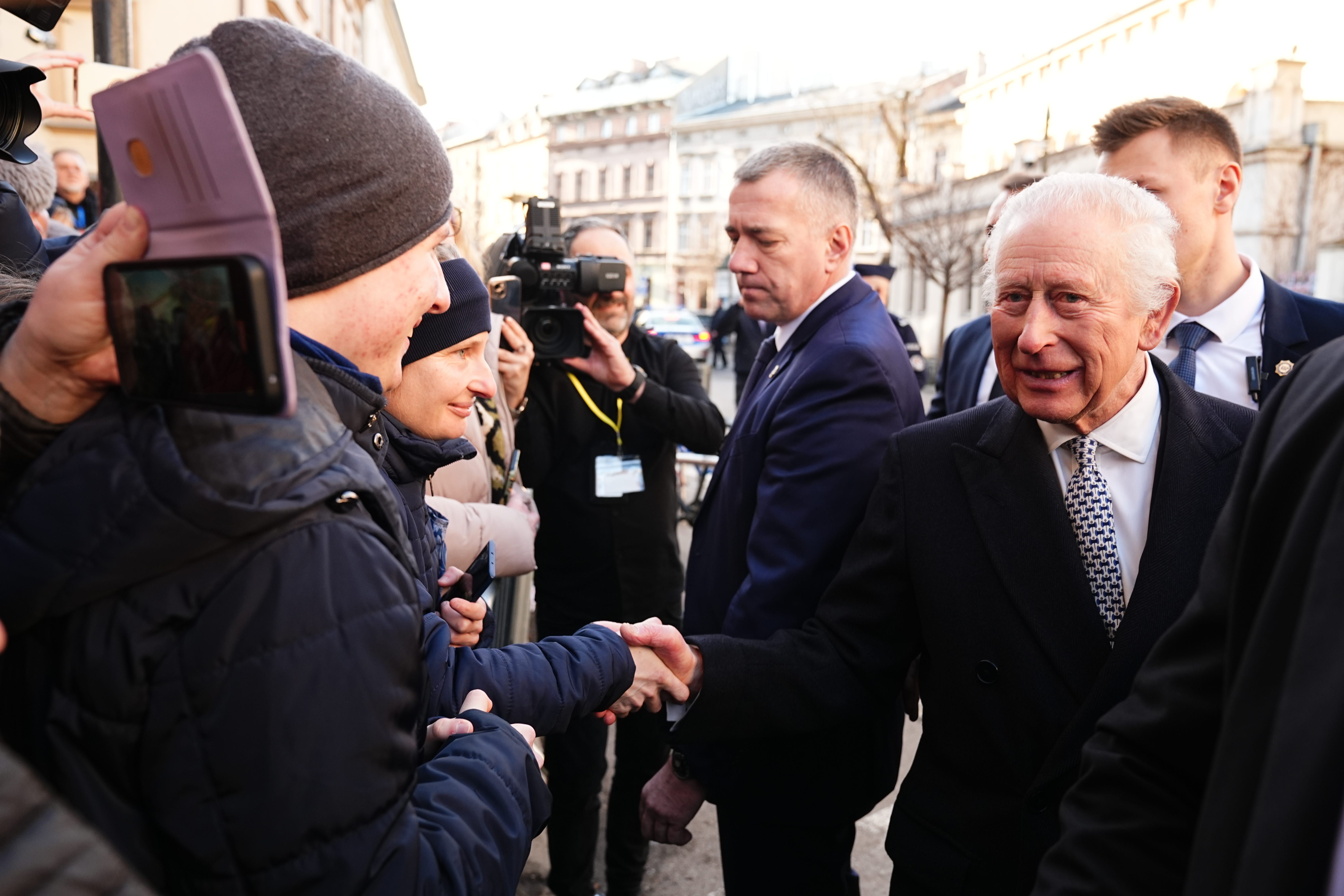 King visits Jewish community in Krakow ahead of Auschwitz ...