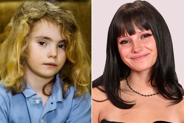 <p>Ramona Marquez, then and now</p>