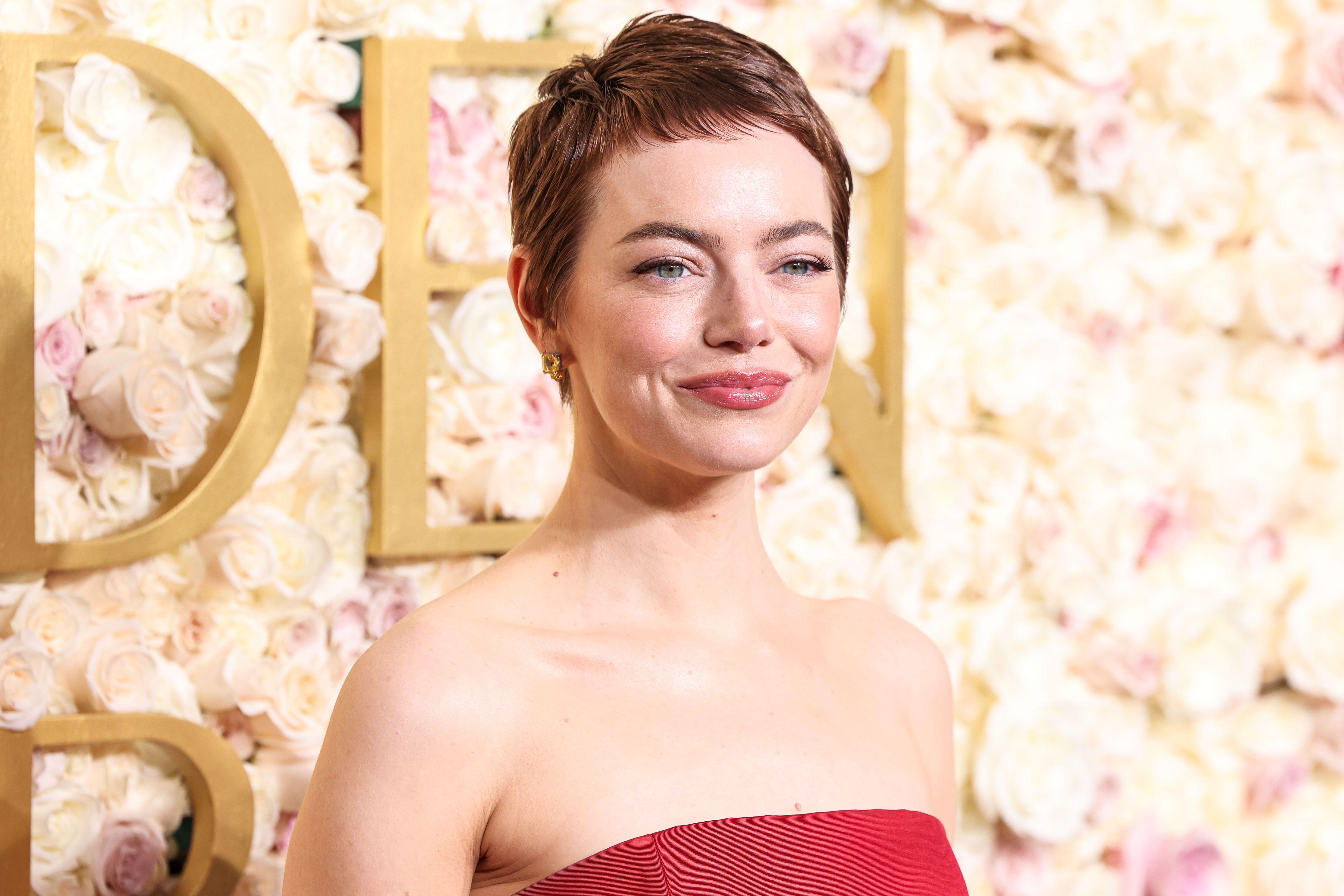 Headlines of Stone’s new haircut initially chalked it up to a bold fashion switch, with many reports describing it as a dramatic super-short pixie cut