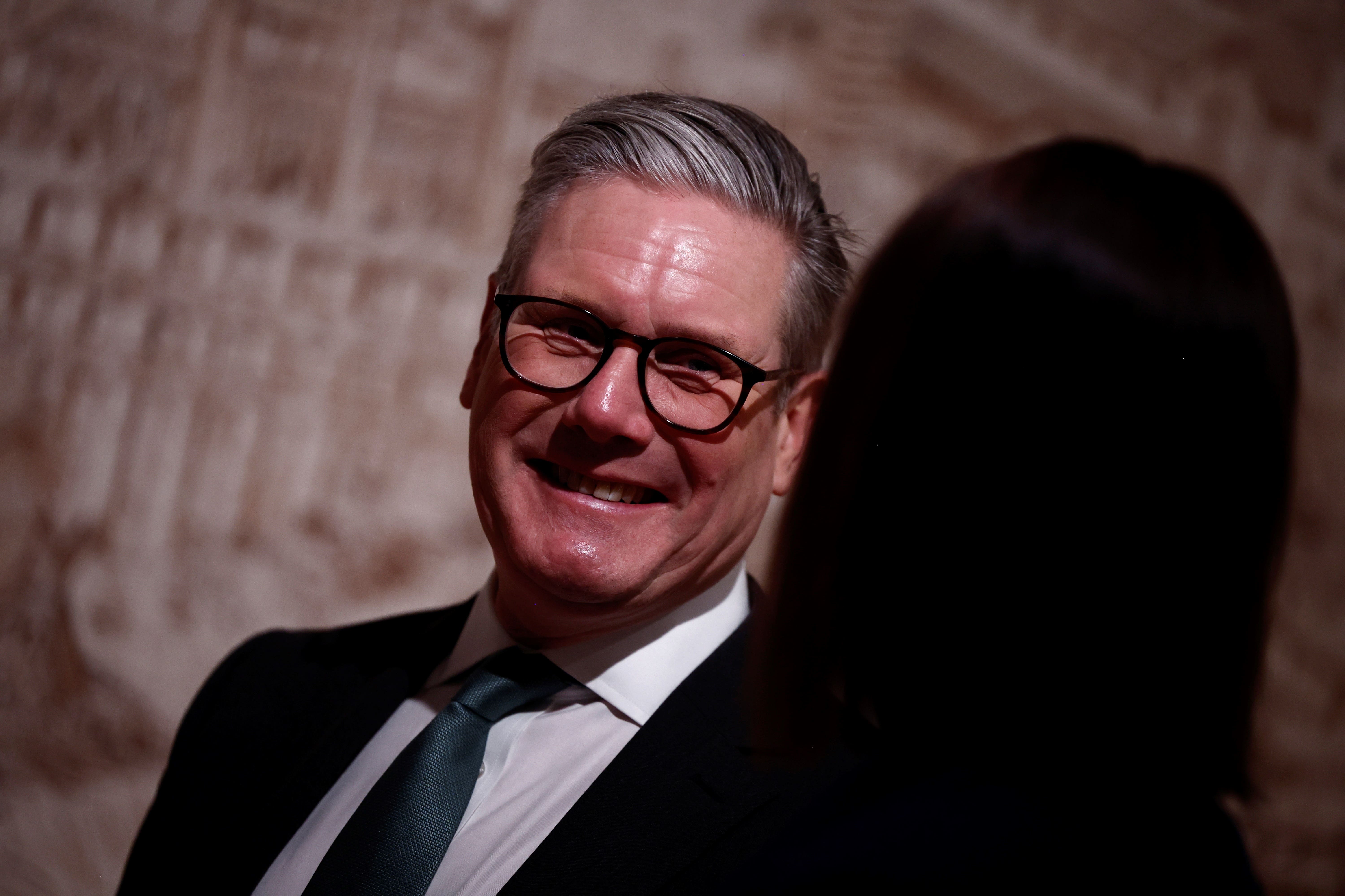 Prime Minister Sir Keir Starmer met business chiefs in London (PA)