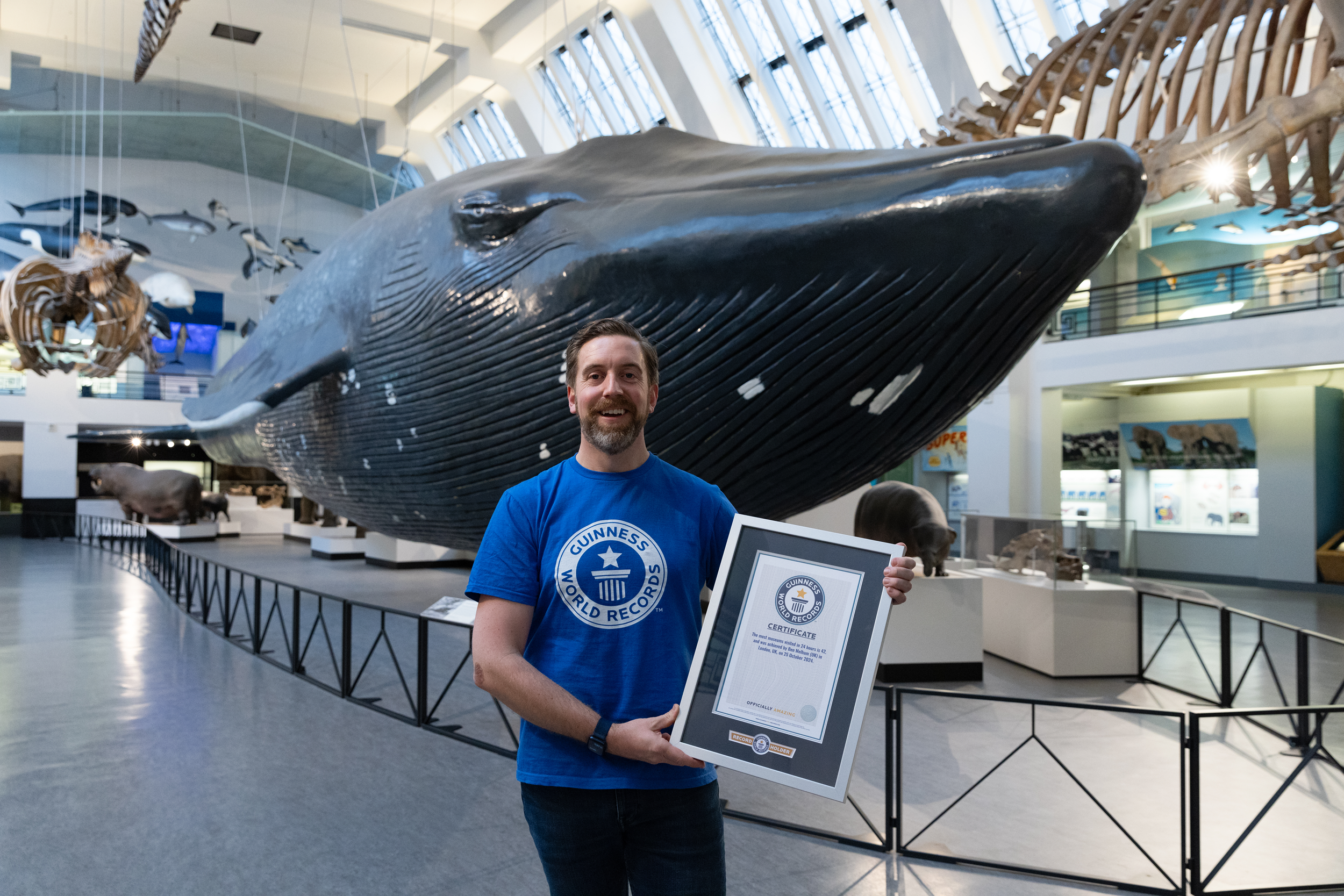 A man has achieved a world record for most museums visited in a day (Ben Melham/Guinness World Records)
