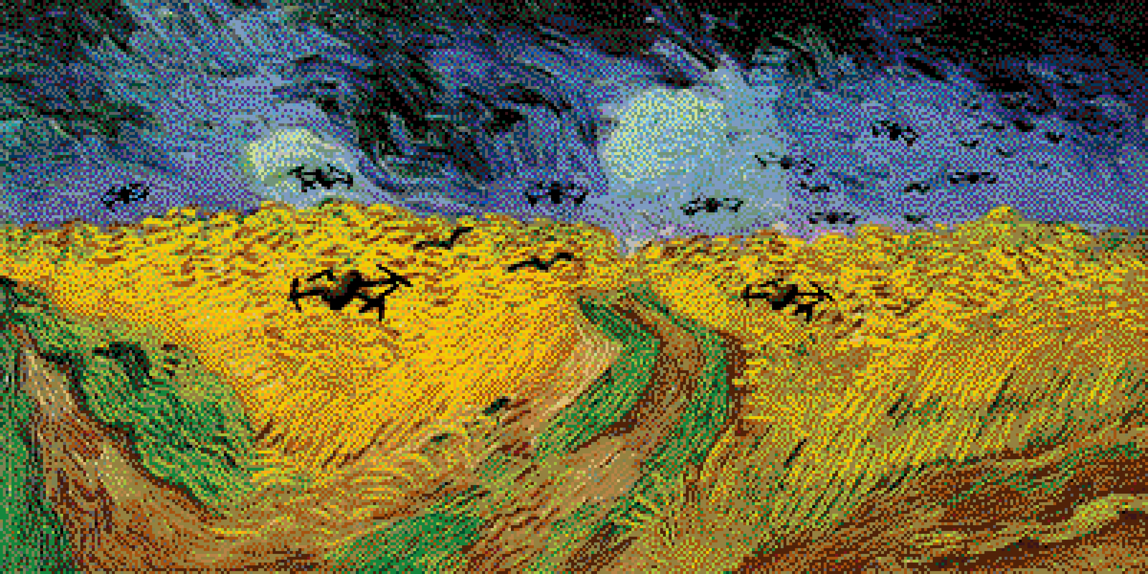 Ai Weiwei’s Wheat Field with Crows (2024)