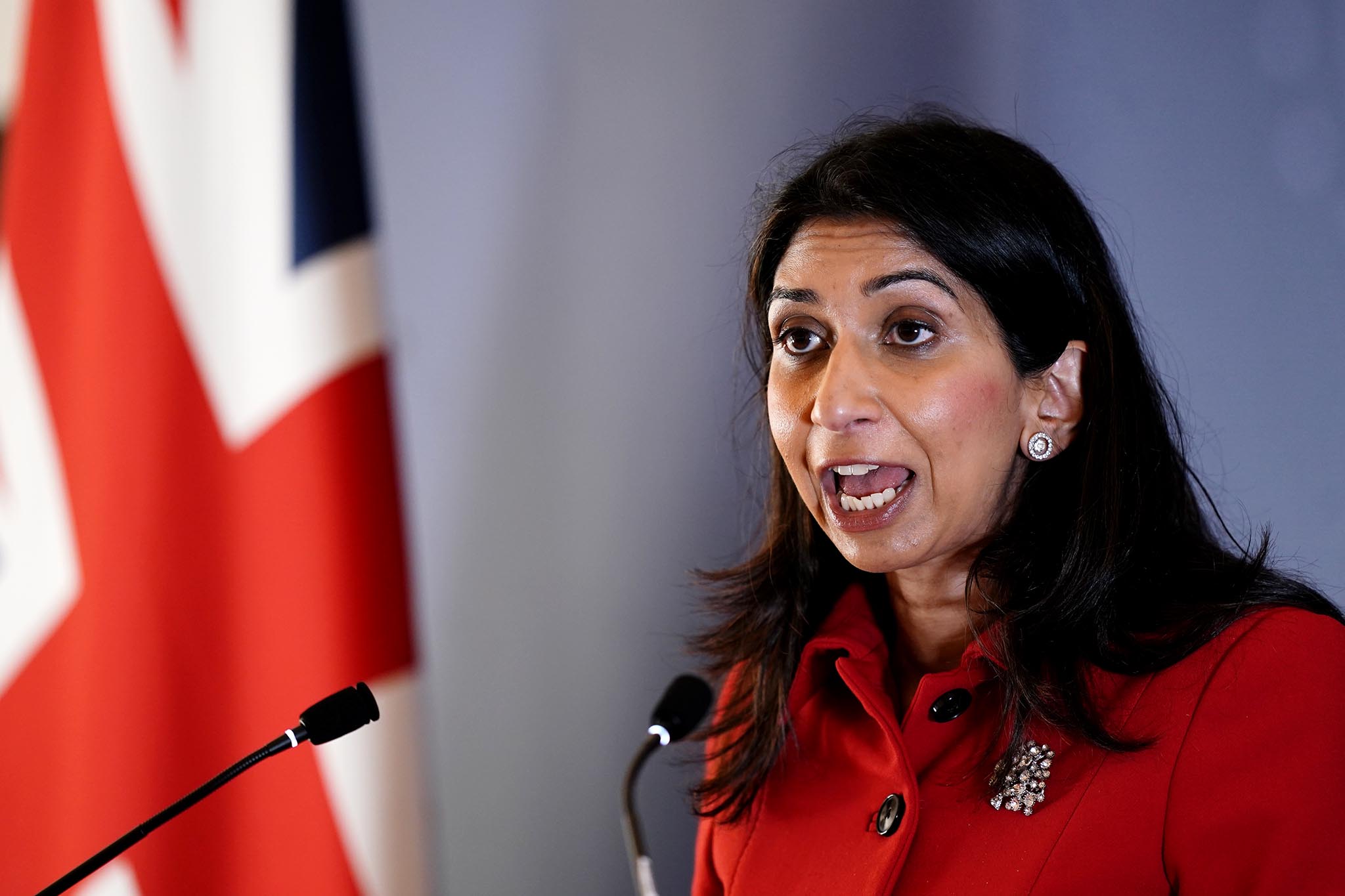 Suella Braverman went to the High Court to stop the broadcaster airing a programme that would name a man who has allegedly abused two women