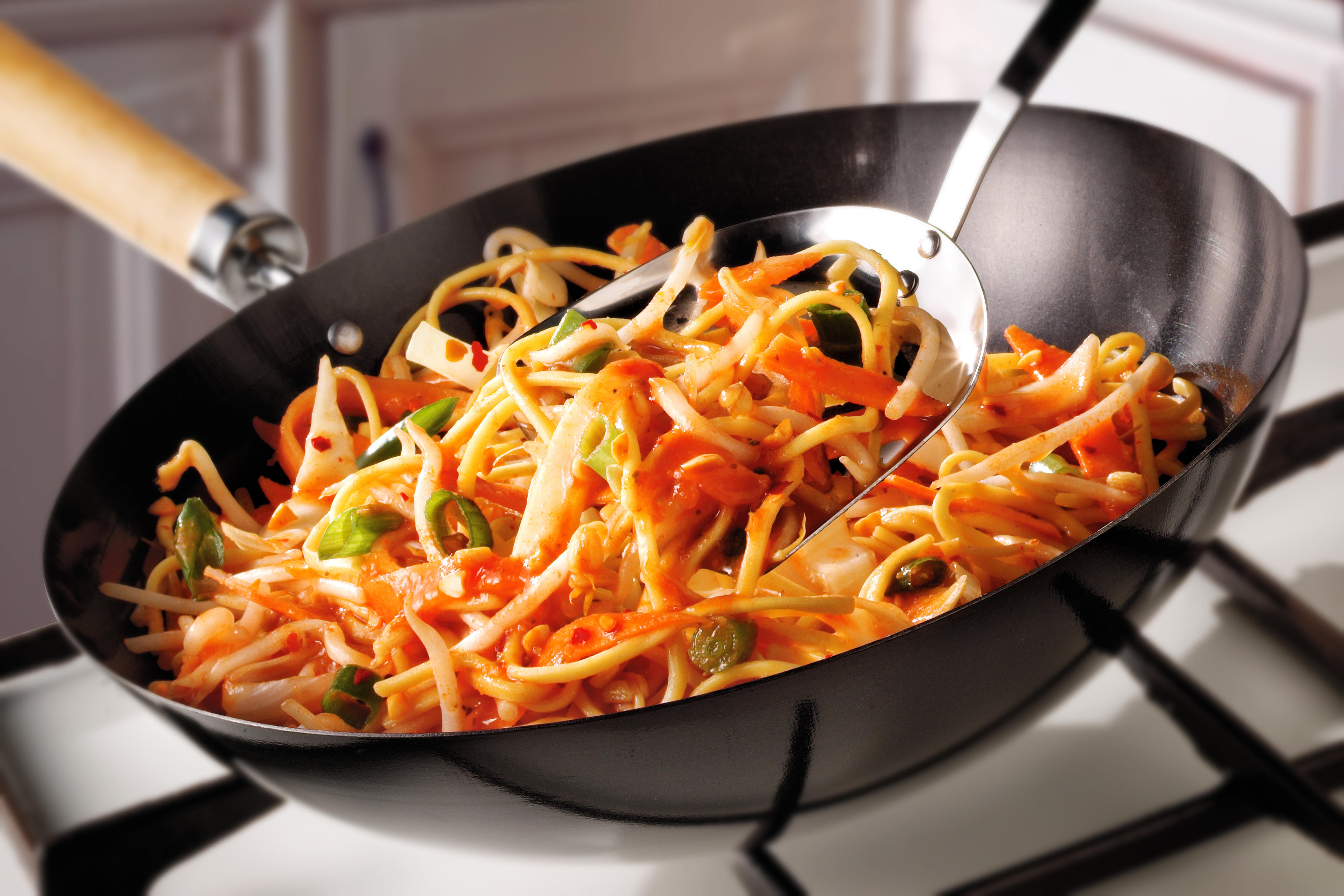 The secret to a proper stir fry? A screaming-hot wok and never standing still
