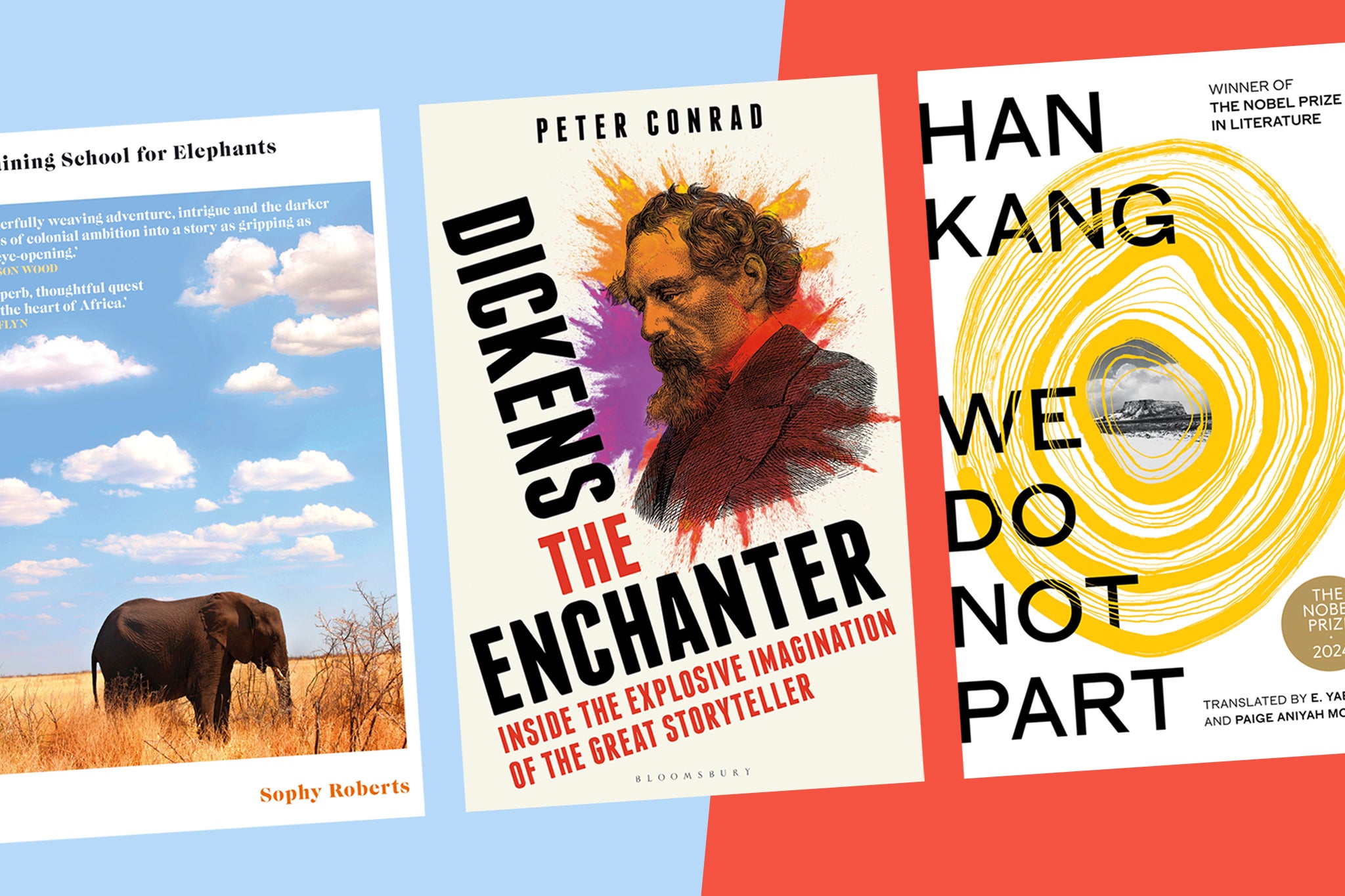 Highlights for February include books about South Korea, elephants, and Charles Dickens