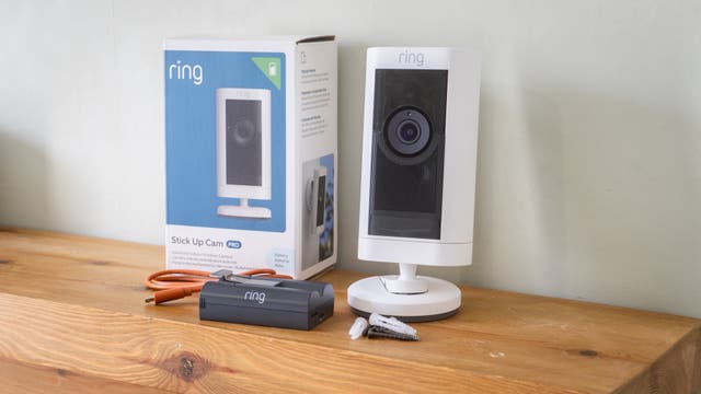<p>The Ring Outdoor Camera Pro is a wireless and weatherproof security camera</p>