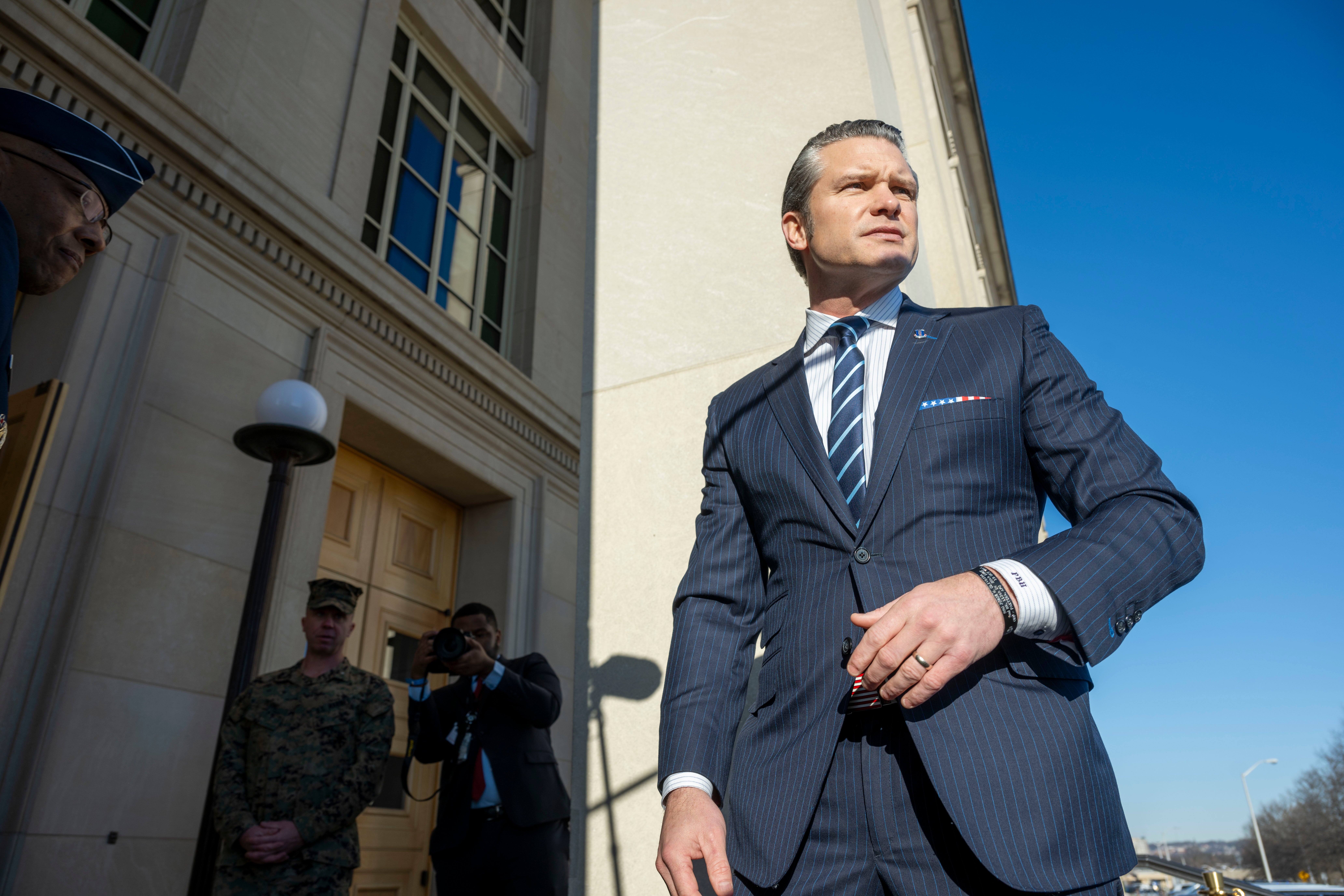 APTOPIX Pentagon Hegseth